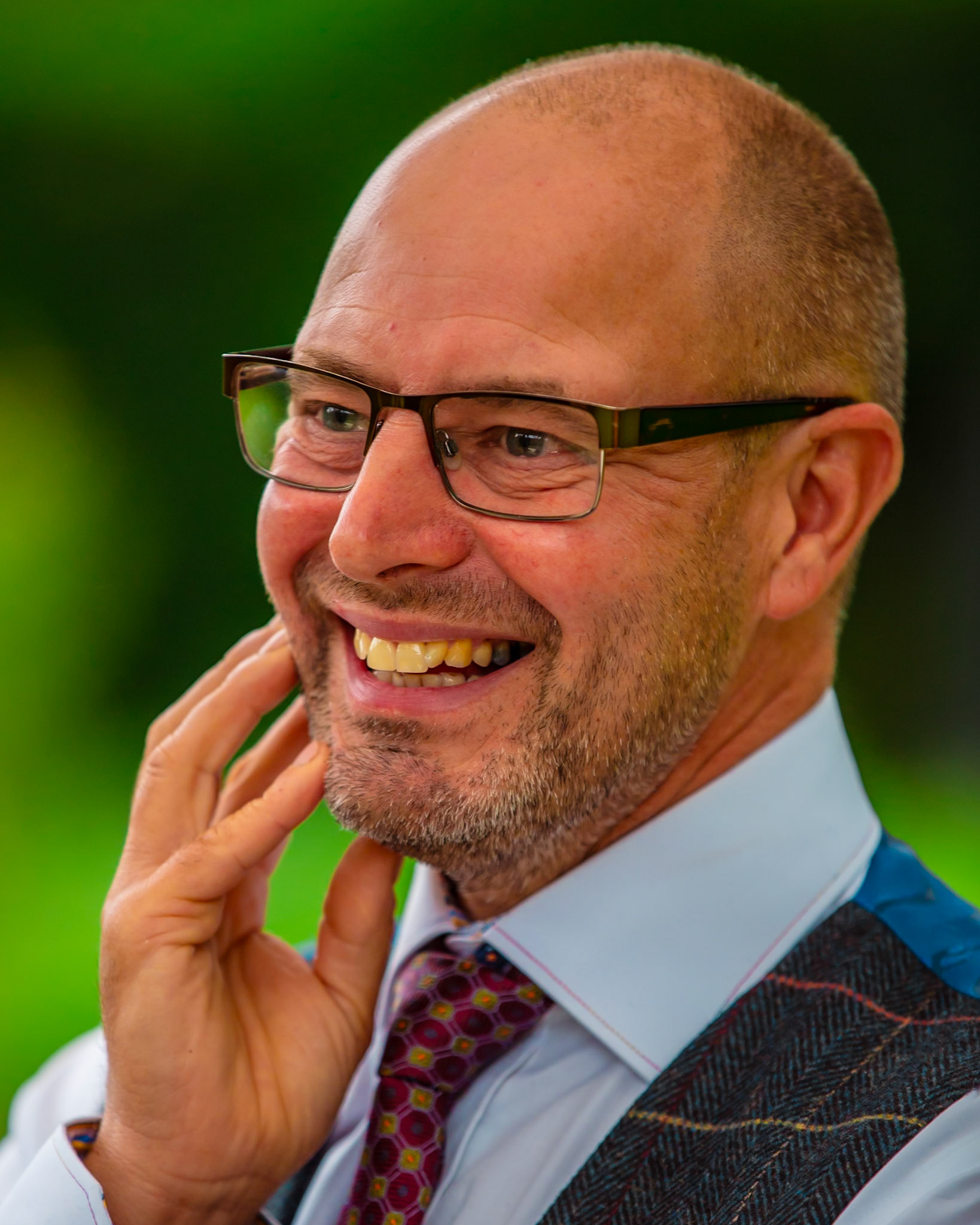 Sharon and Chris at their beautiful Wedding at The Springhead Gardens near Shaftesbury Dorset