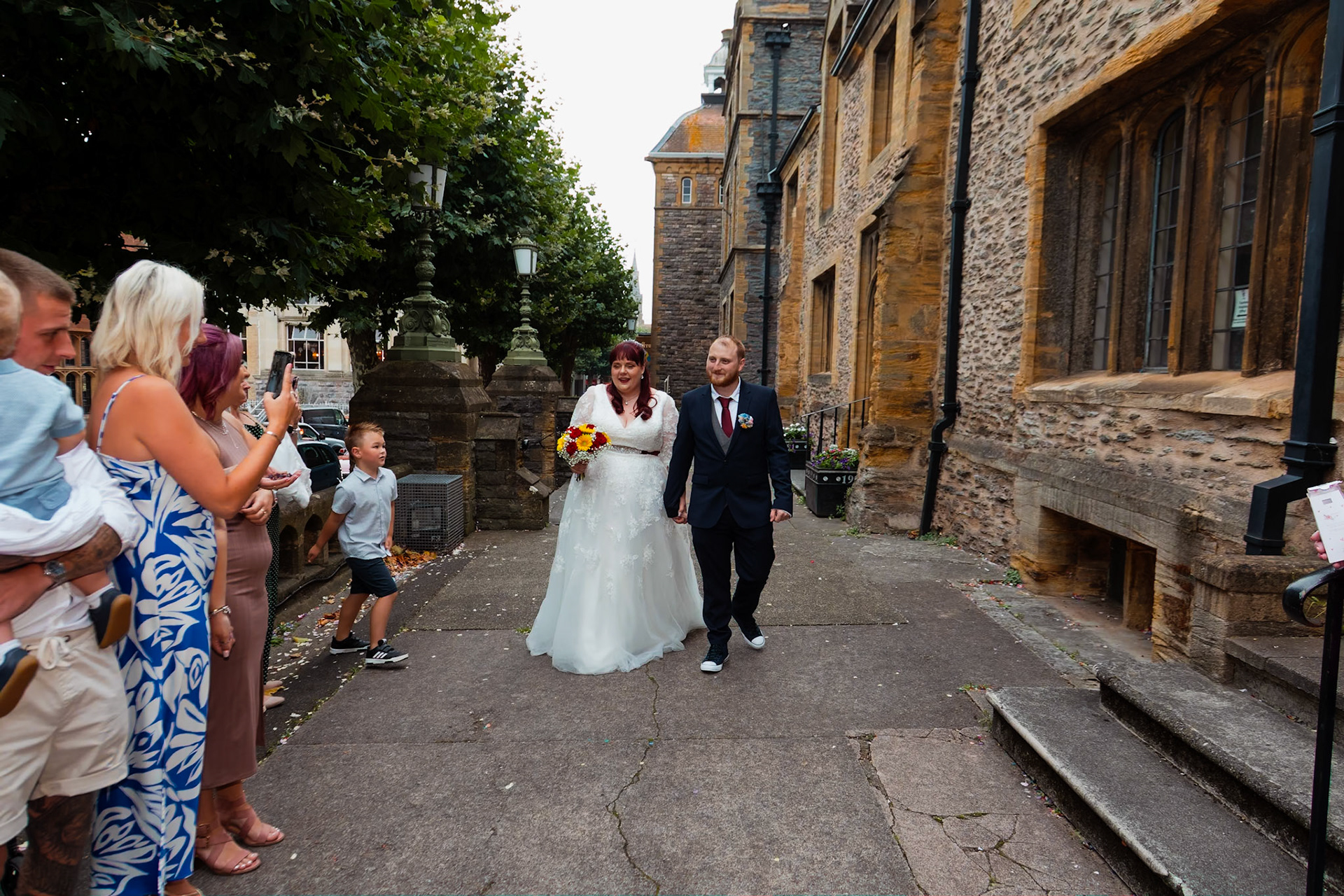 beckie and Steves Wedding Pictures taken in Taunton and the reception at Stoke st Gregory in Somerset.