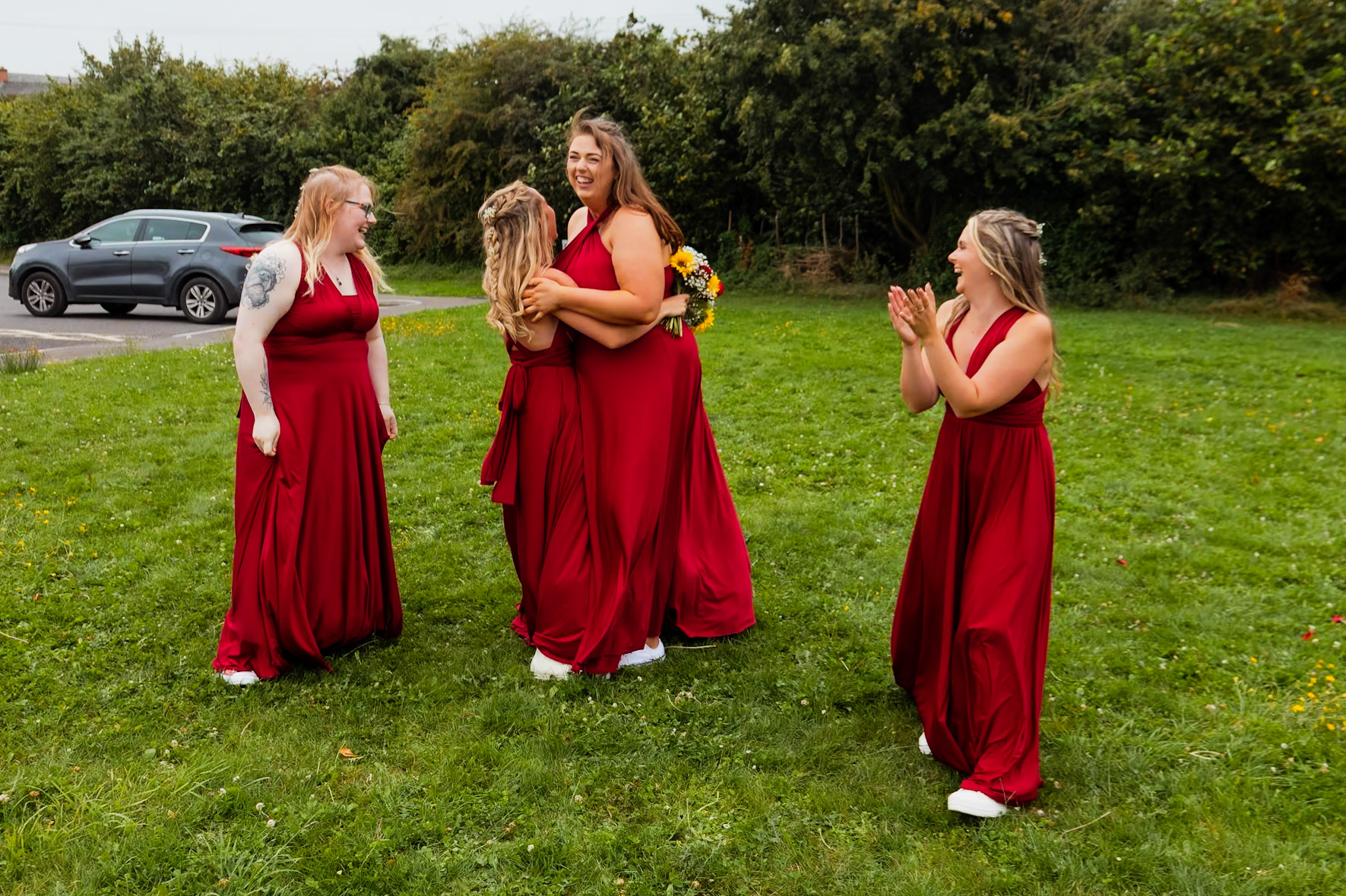 beckie and Steves Wedding Pictures taken in Taunton and the reception at Stoke st Gregory in Somerset.