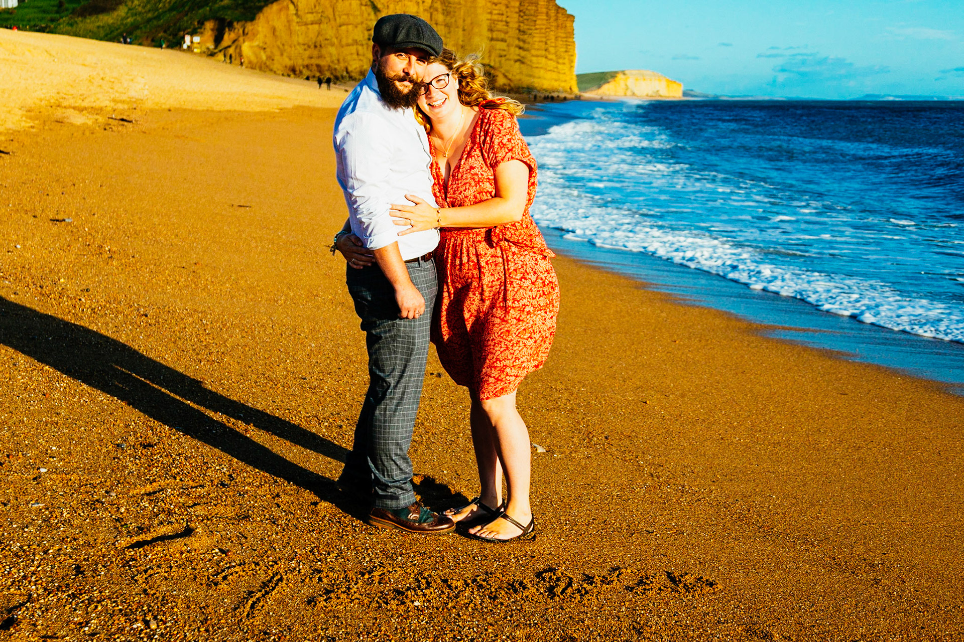 Holly and Shane Engagement Shoot West Bay Dorset