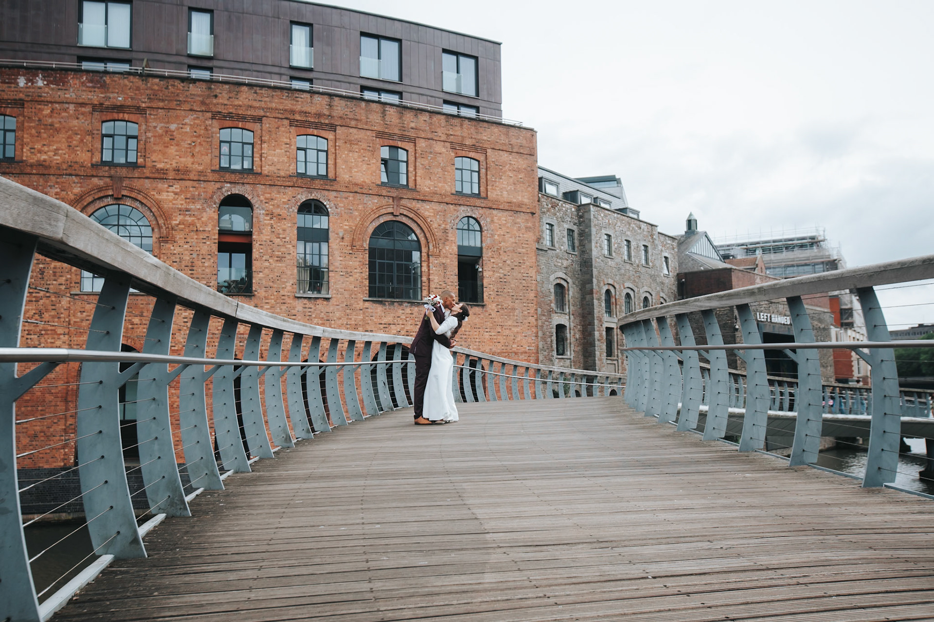 Louis and Anias Wedding in Bristol, ceremony at the Old Council Office in the City Centre with Photos in Castle park and along the river reception at Caribbean Croft on Gloucester Road