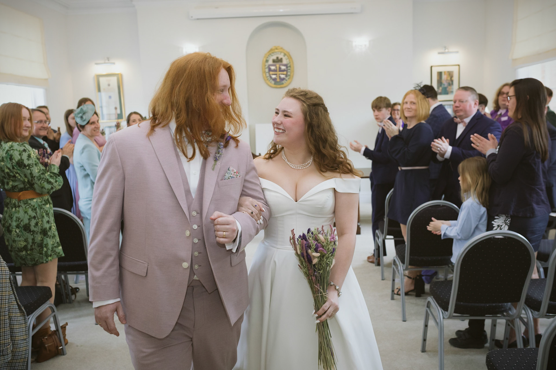 Logan and Jordans Wedding at Wimborne in March 2025