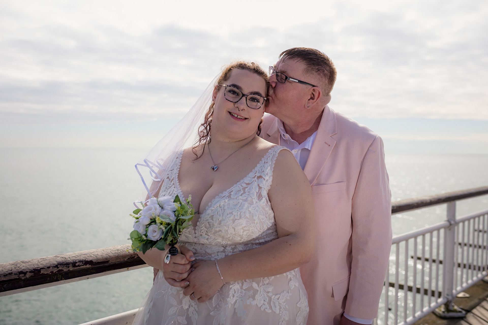Autumn and Roberts Wedding in Bournemouth, cereomany at Bournemouth Town Hall and Photos along Bournemouth Seafront