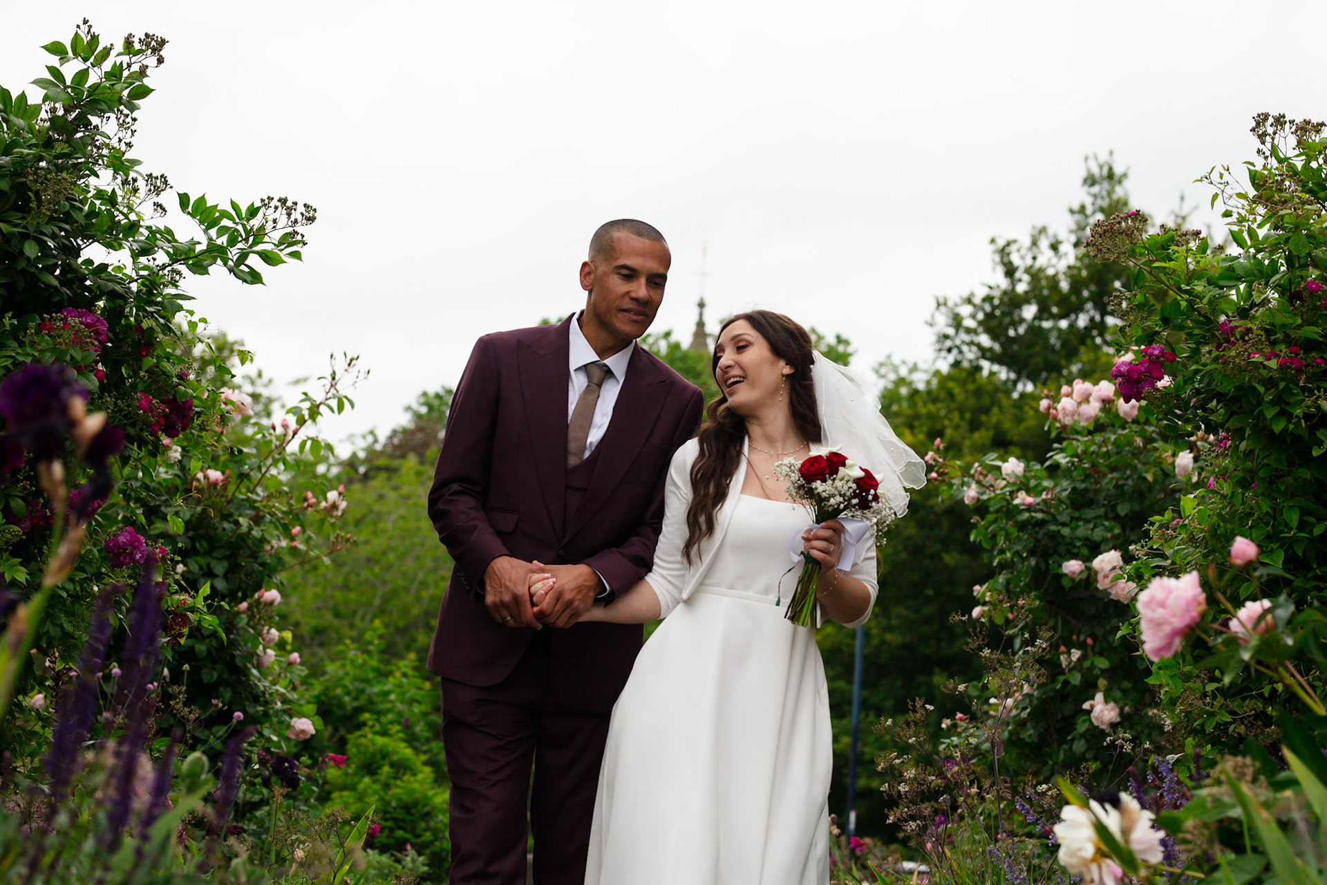Louis and Anias Wedding in Bristol, ceremony at the Old Council Office in the City Centre with Photos in Castle park and along the river reception at Caribbean Croft on Gloucester Road