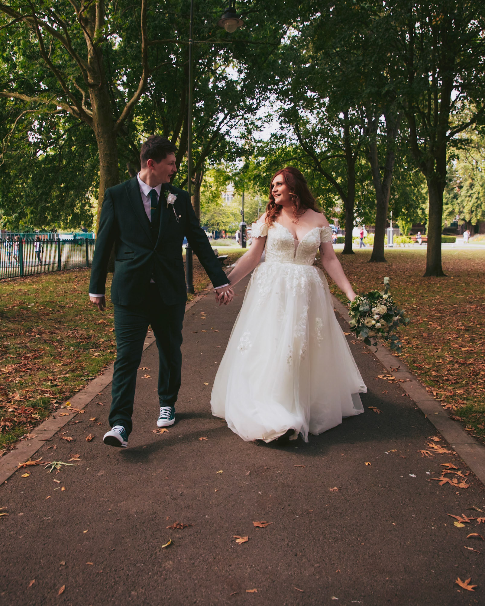 Becky and Bradleys wedding pictures taken in Trowbridge on the 17th August 2024