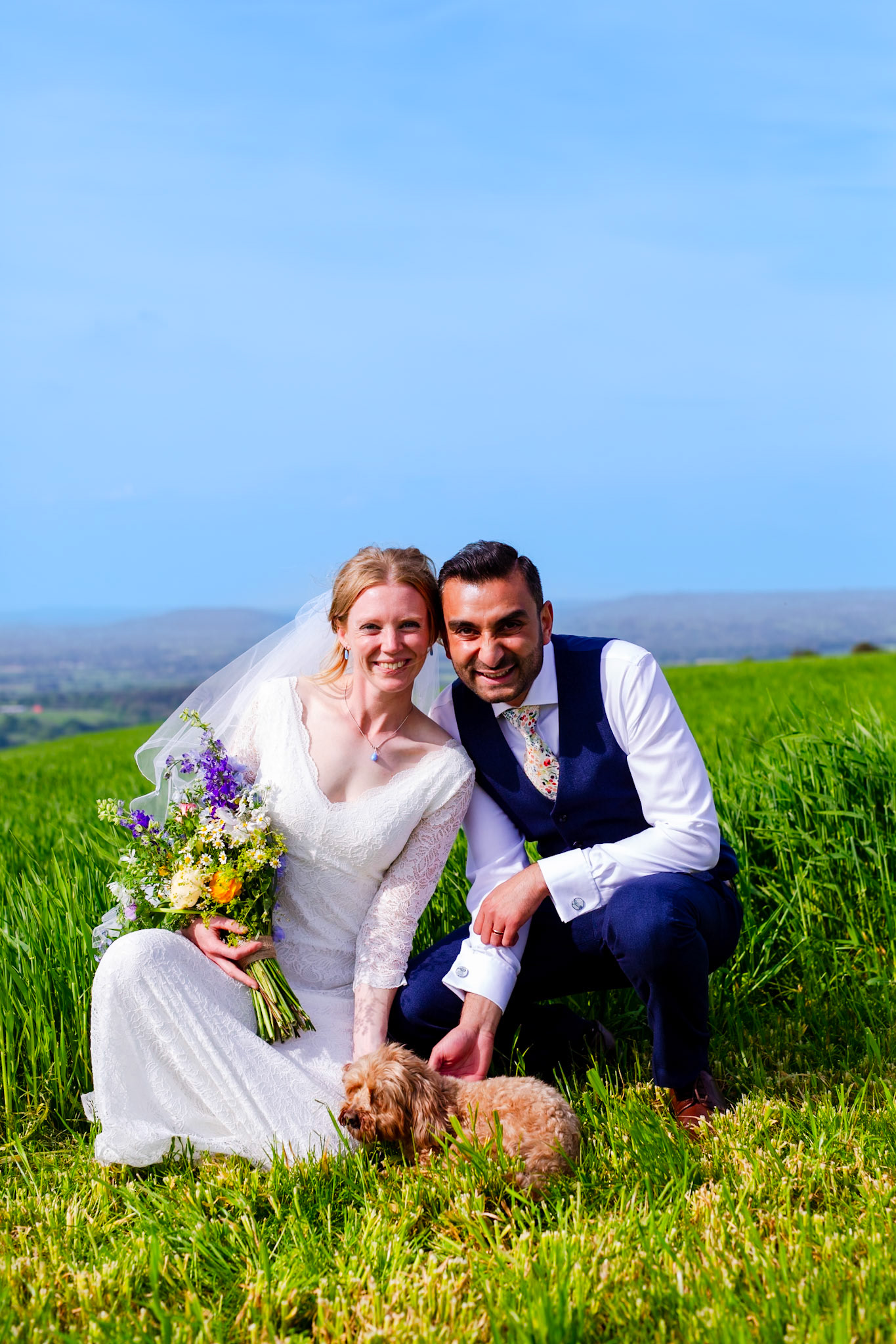 Pictures from Jay and Flo's beautiful spring wedding that took place at Shaftesbury in North Dorset and