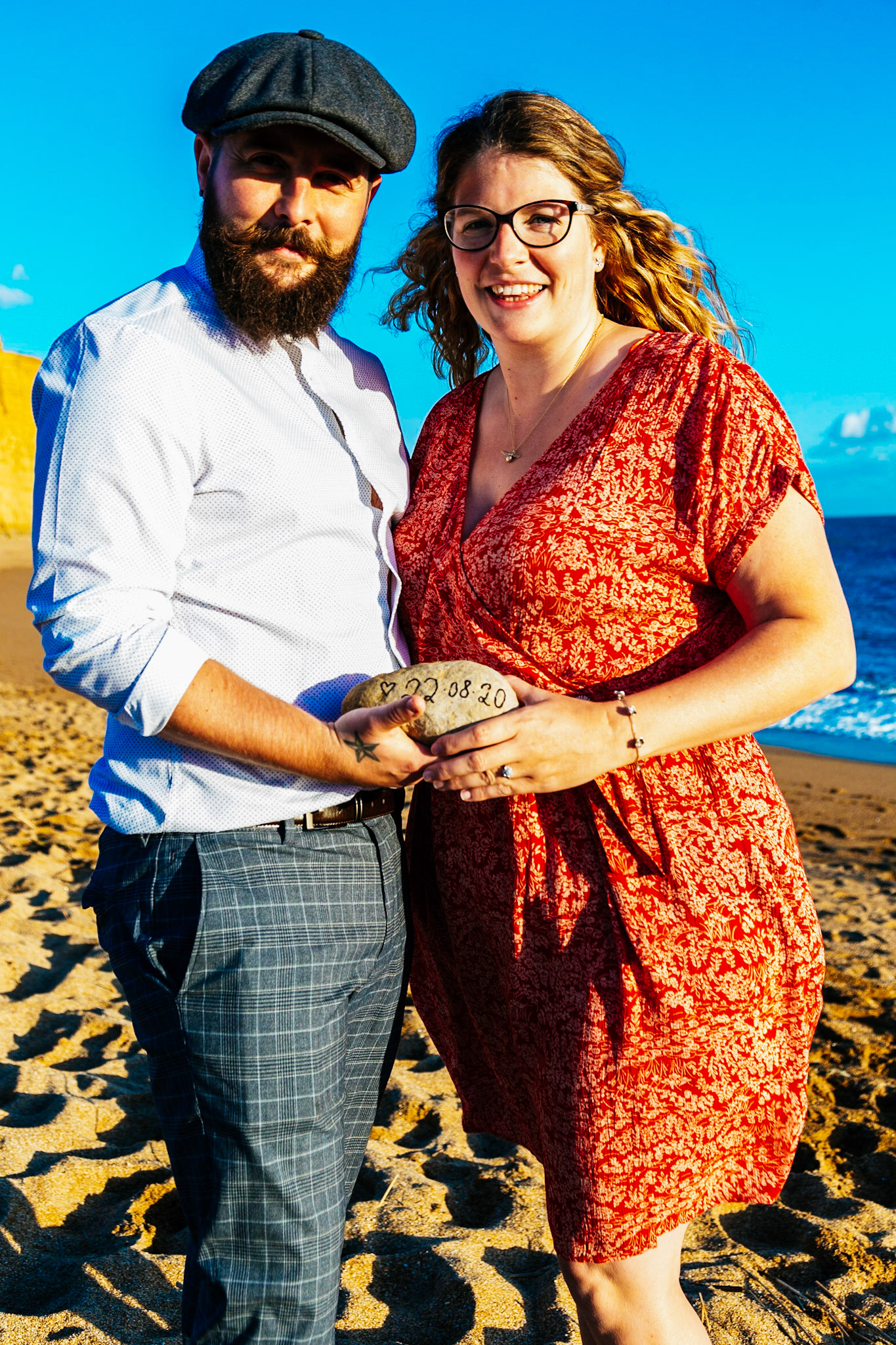 Holly and Shane Engagement Shoot West Bay Dorset