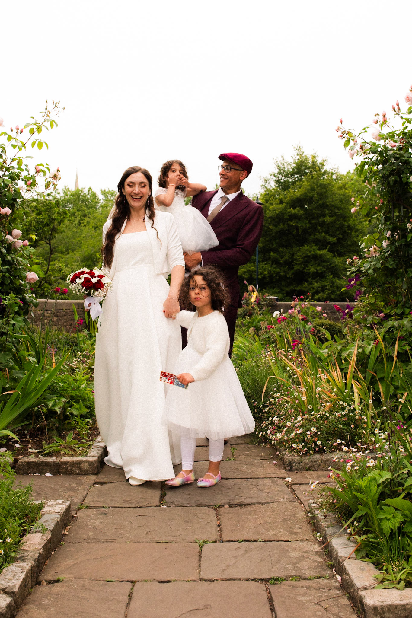 Louis and Anias Wedding in Bristol, ceremony at the Old Council Office in the City Centre with Photos in Castle park and along the river reception at Caribbean Croft on Gloucester Road