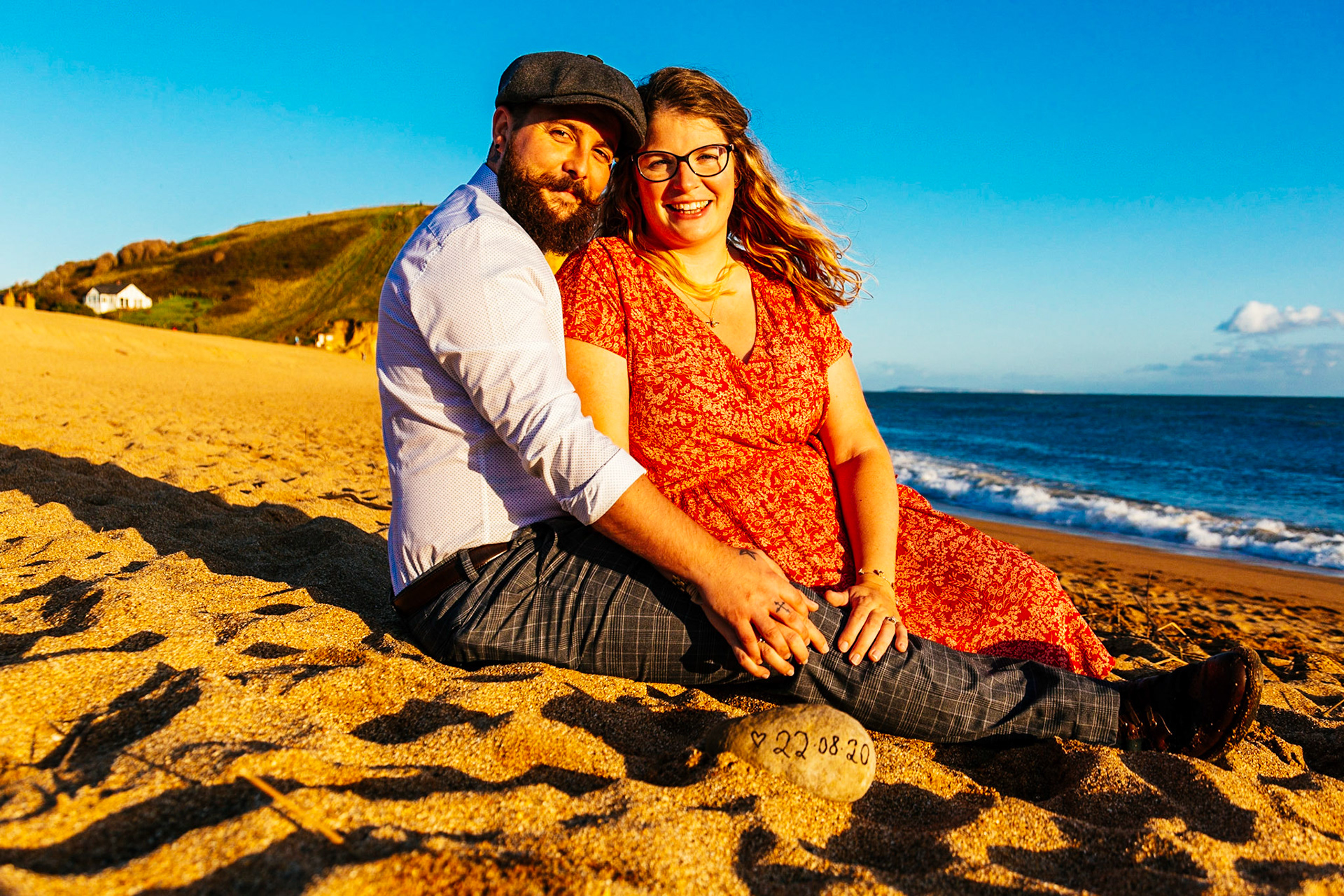 Holly and Shane Engagement Shoot West Bay Dorset