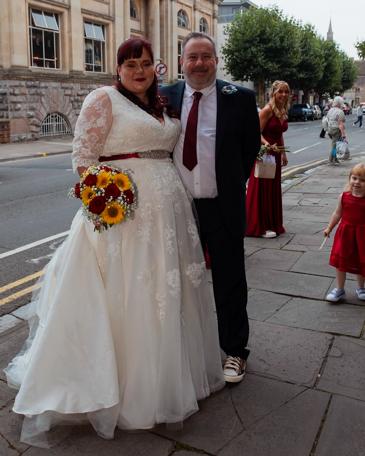 beckie and Steves Wedding Pictures taken in Taunton and the reception at Stoke st Gregory in Somerset.