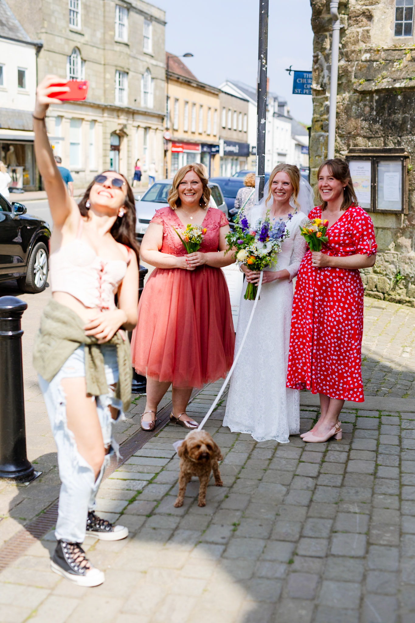 Pictures from Jay and Flo's beautiful spring wedding that took place at Shaftesbury in North Dorset and