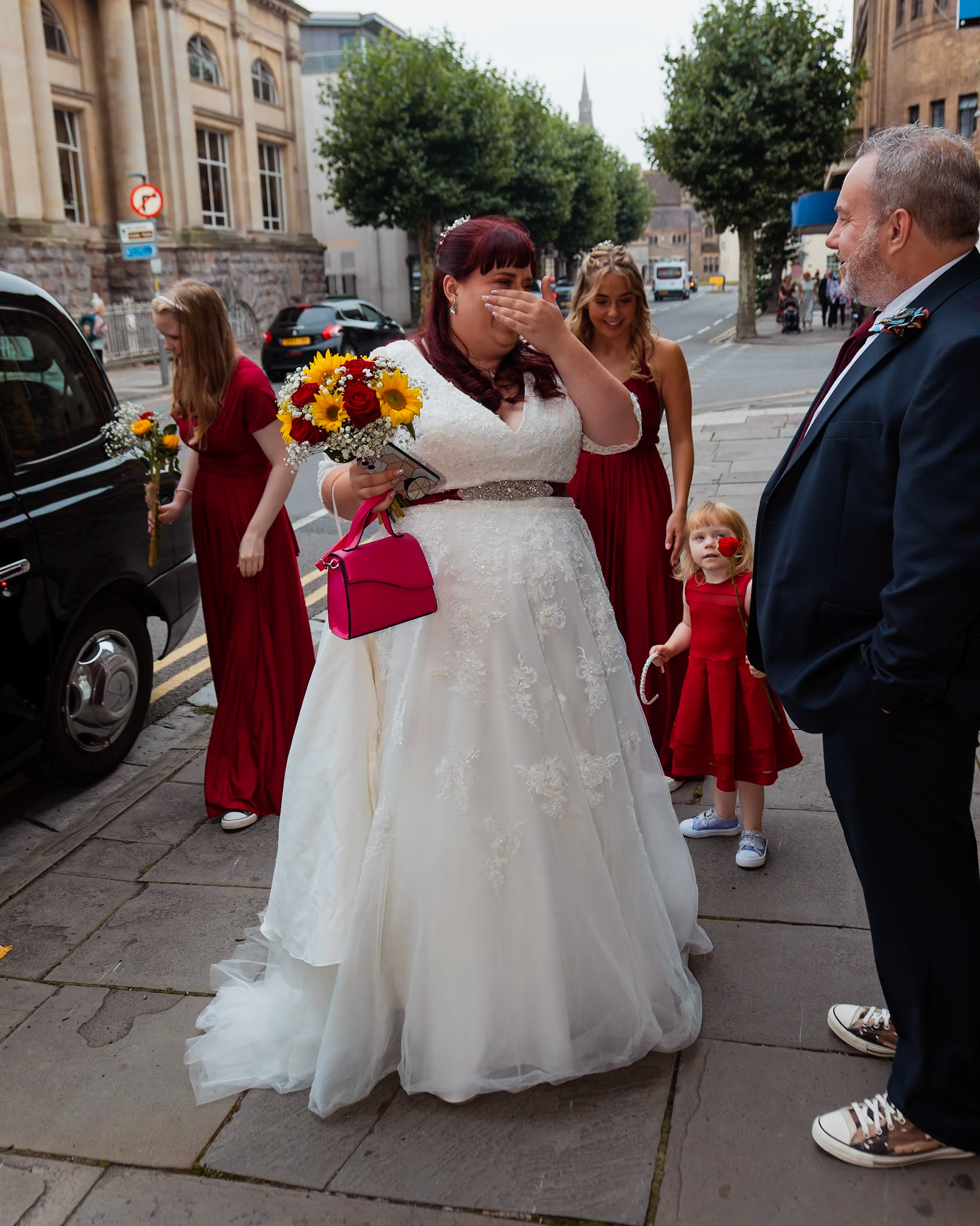 beckie and Steves Wedding Pictures taken in Taunton and the reception at Stoke st Gregory in Somerset.