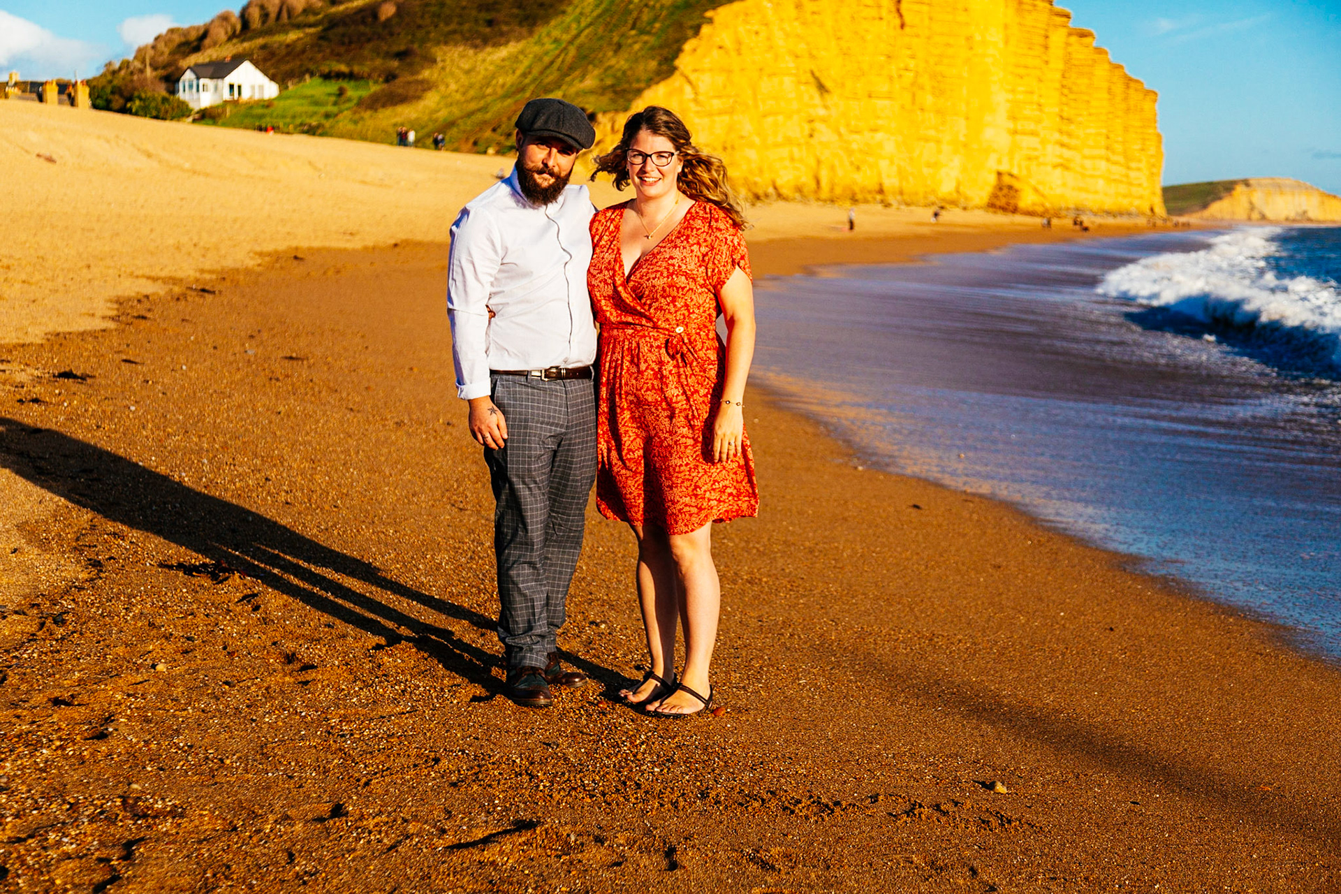 Holly and Shane Engagement Shoot West Bay Dorset