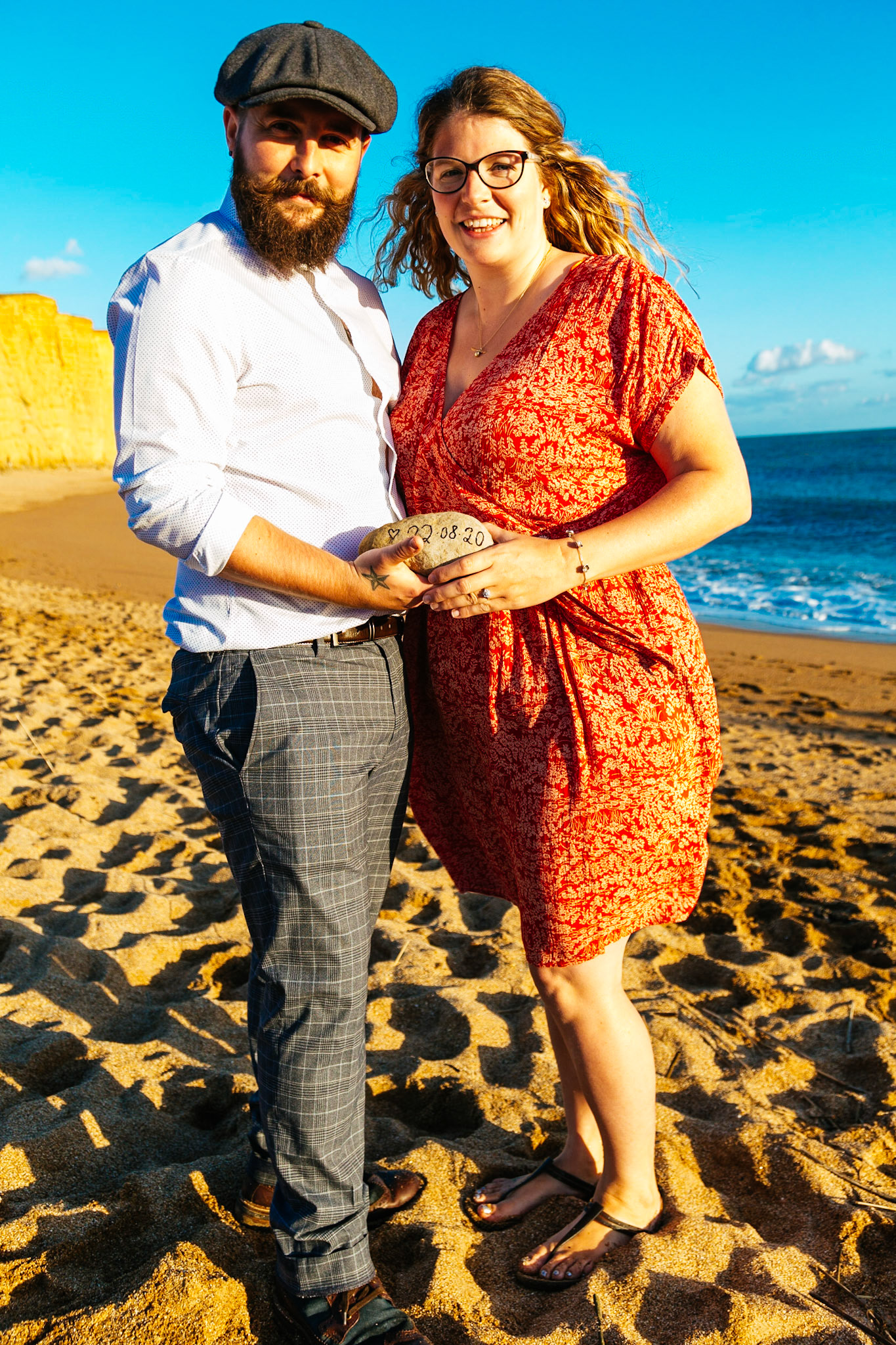 Holly and Shane Engagement Shoot West Bay Dorset