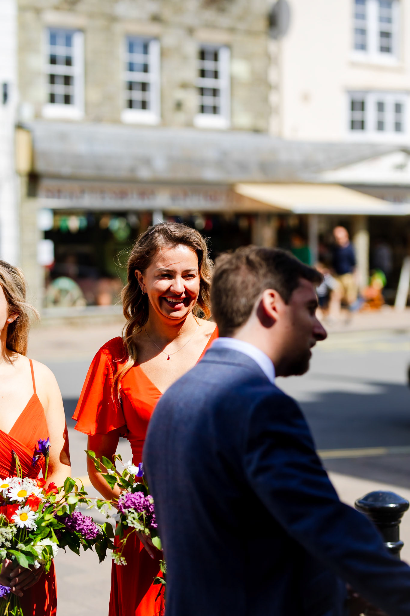 Holly and Olivers wedding that took place on 10th May 2025 with the ceremony taking place at Shaftesbury Town Hall photos on the Famouse Gold Hill and reception at a local house.