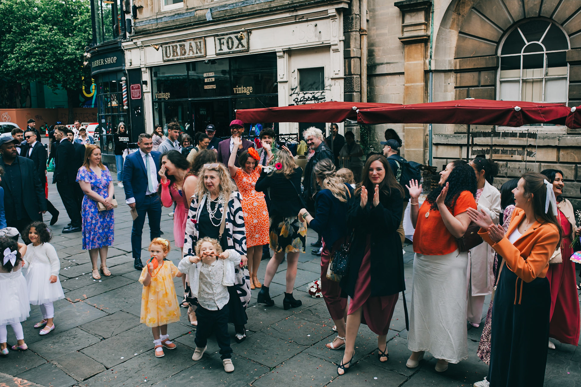 Louis and Anias Wedding in Bristol, ceremony at the Old Council Office in the City Centre with Photos in Castle park and along the river reception at Caribbean Croft on Gloucester Road