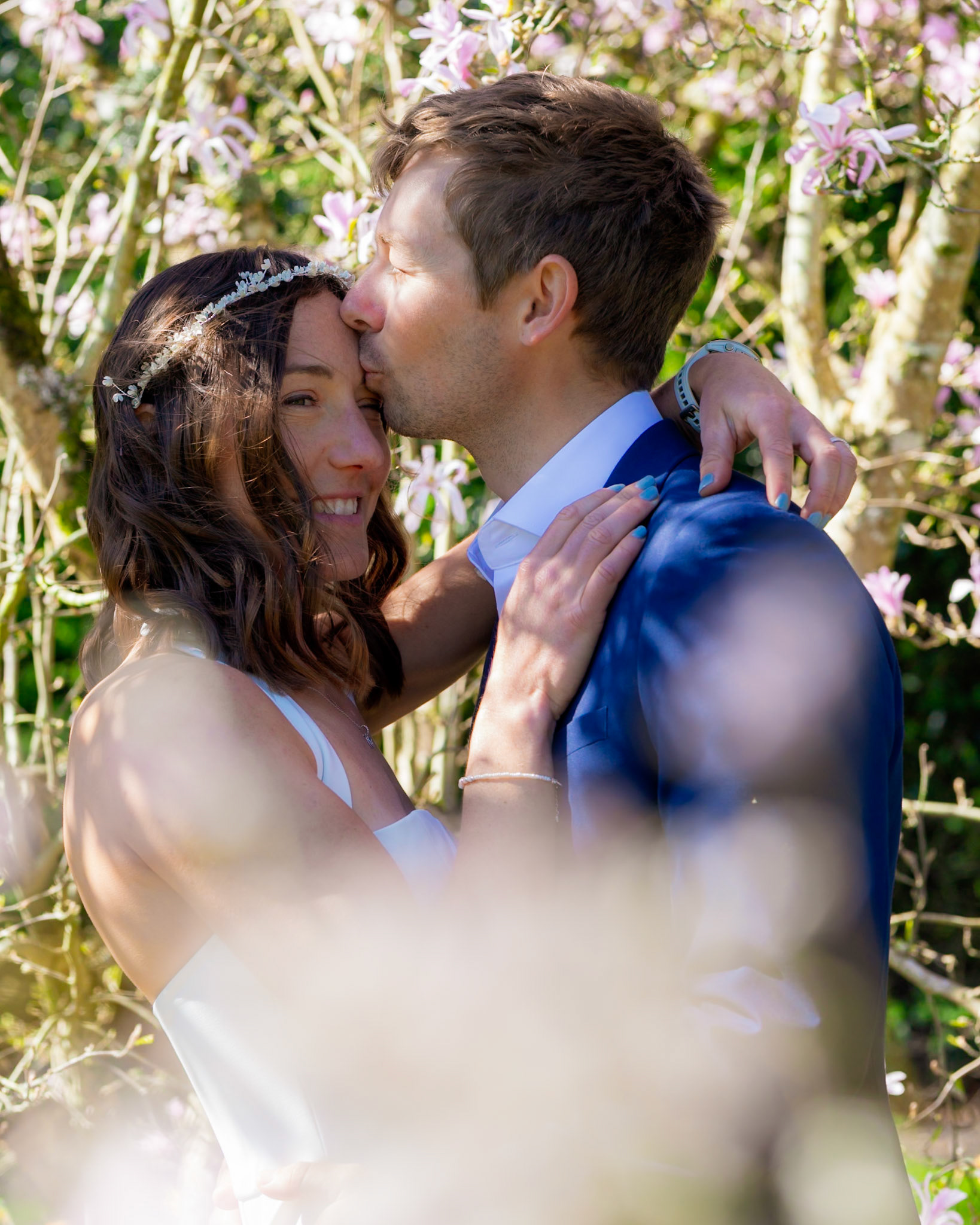 Richard and Emily's beautiful spring wedding took place on the 7th April the Wedding took place at County Hall Dorchester photos taken in the nearby Borough Gardens with coffee and Cake at Finca Poundbury