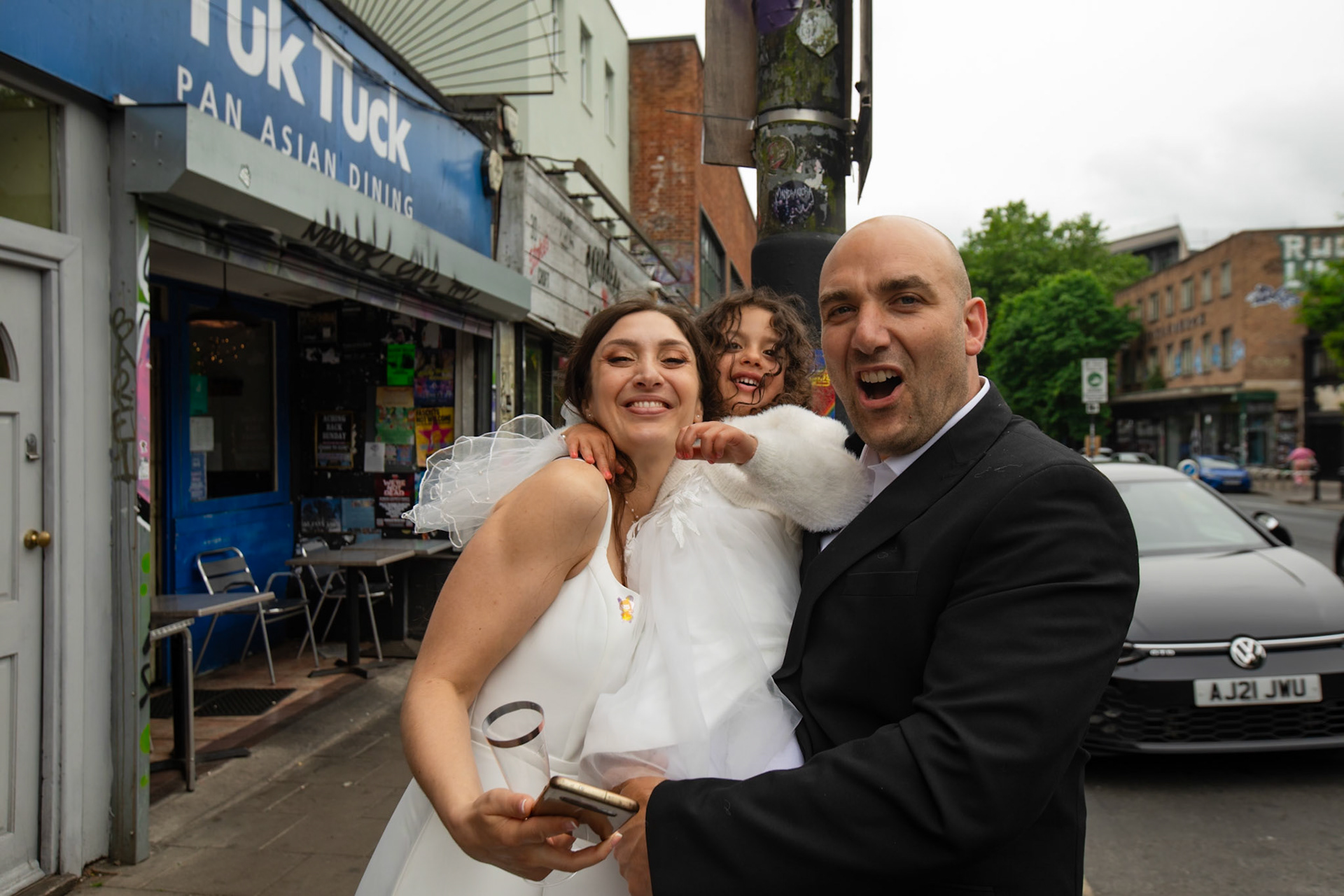 Louis and Anias Wedding in Bristol, ceremony at the Old Council Office in the City Centre with Photos in Castle park and along the river reception at Caribbean Croft on Gloucester Road
