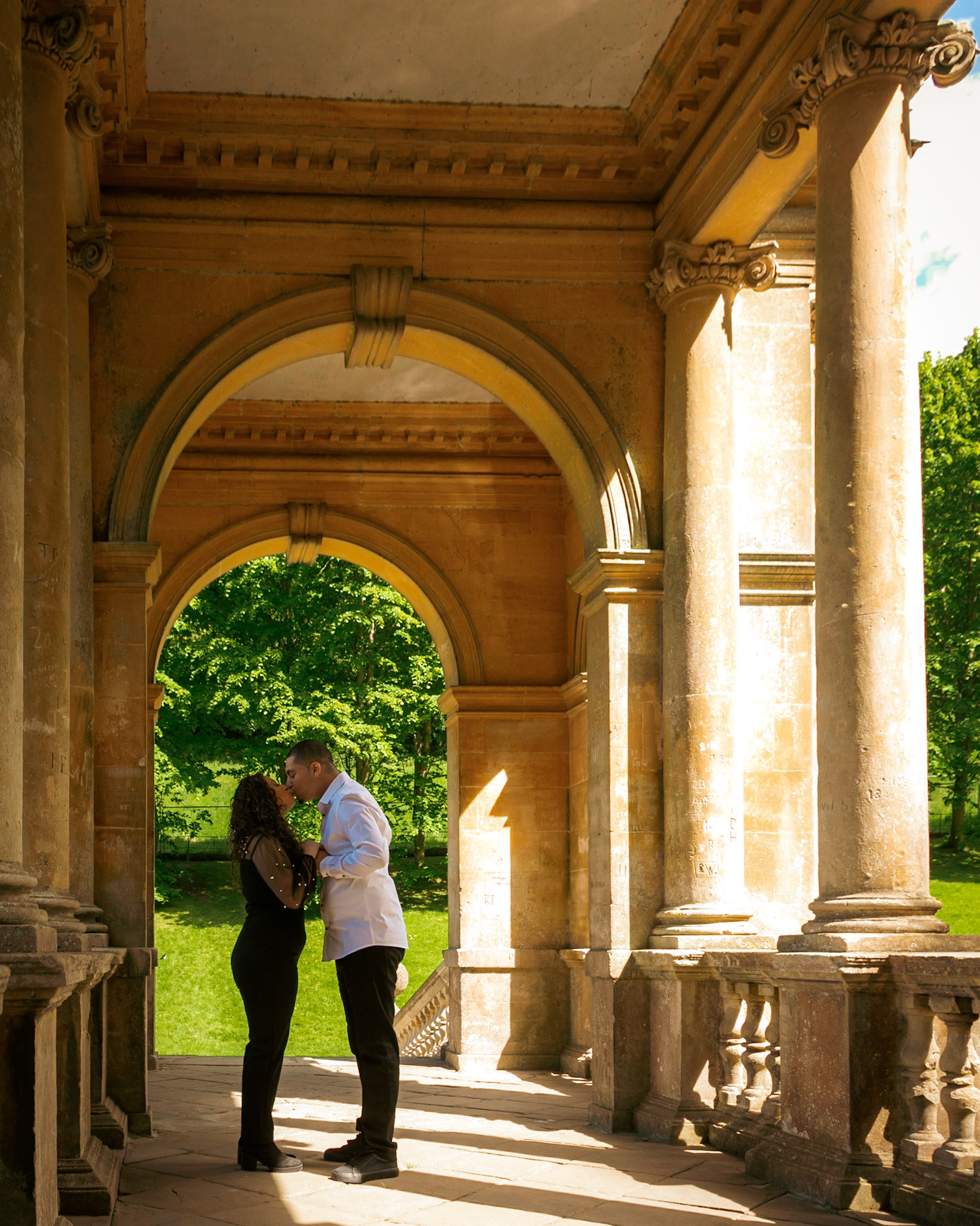 Engagement Shoot at Prior Park Bath North Somerset