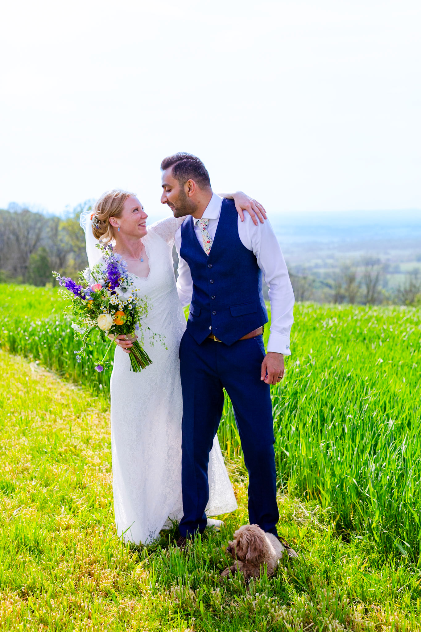 Pictures from Jay and Flo's beautiful spring wedding that took place at Shaftesbury in North Dorset and