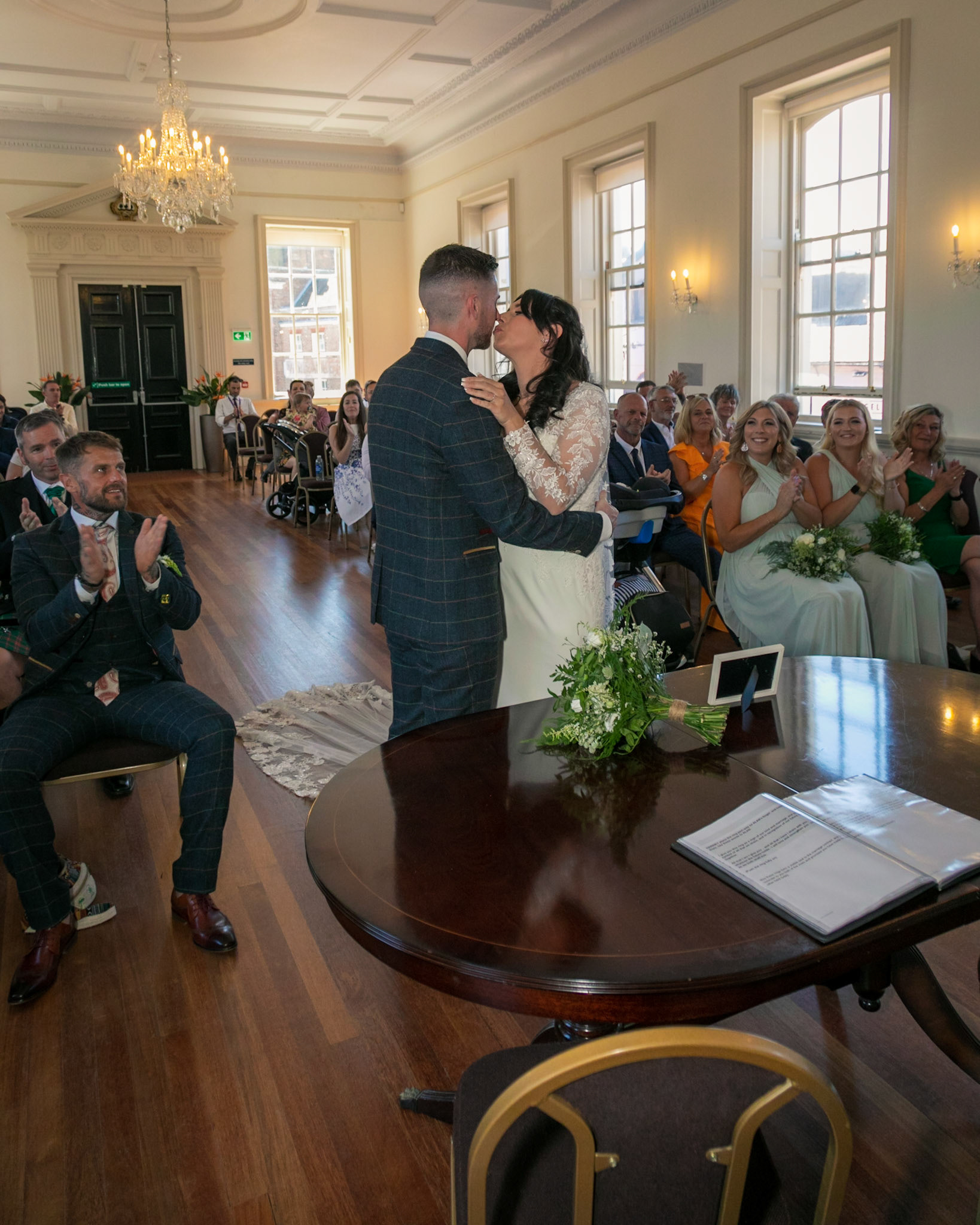 Harriet and Alan Wedding at Poole Guildhall in July 2022