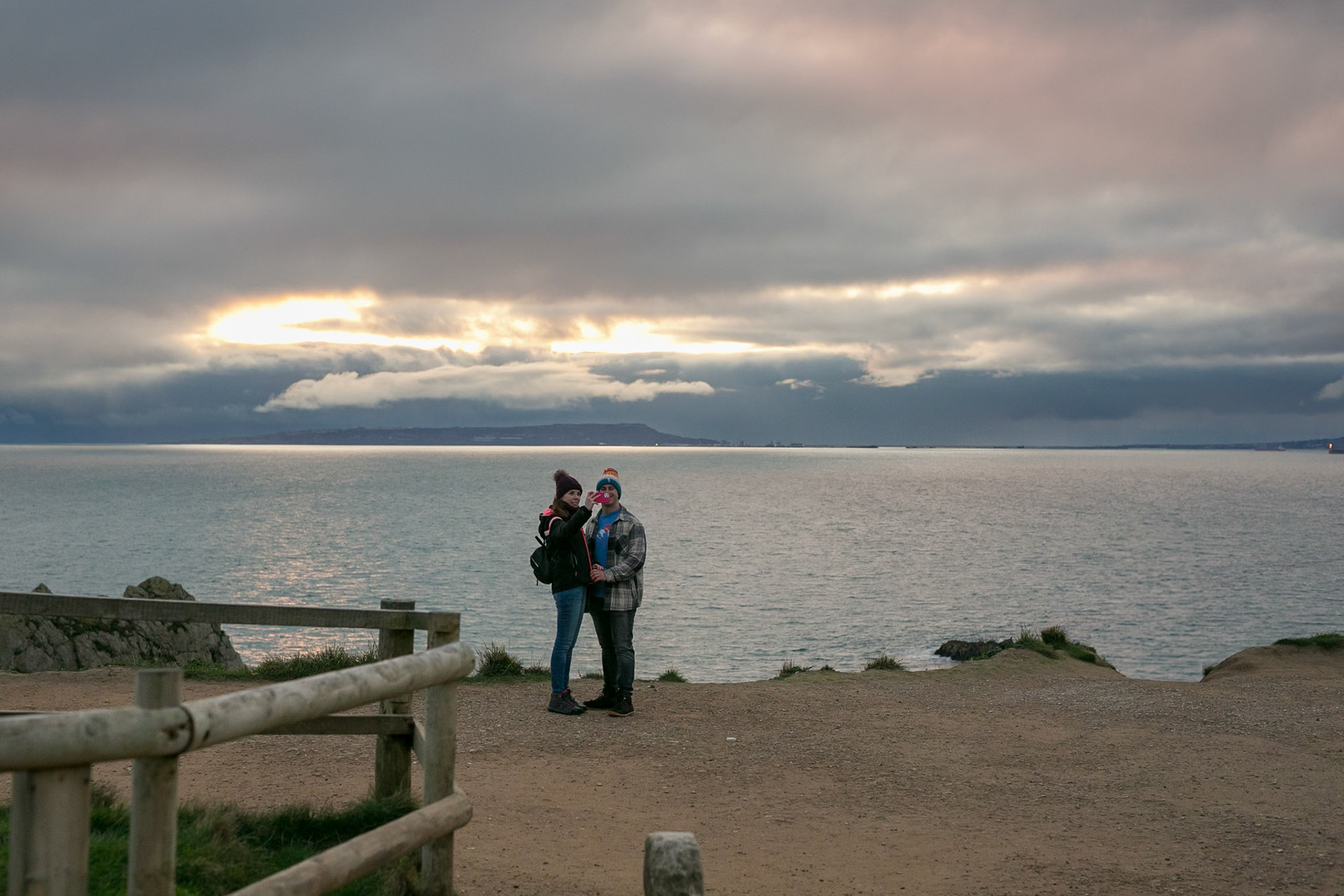 Jake proposal to Becky at Durdle Door Dorset on the 30th December 2024