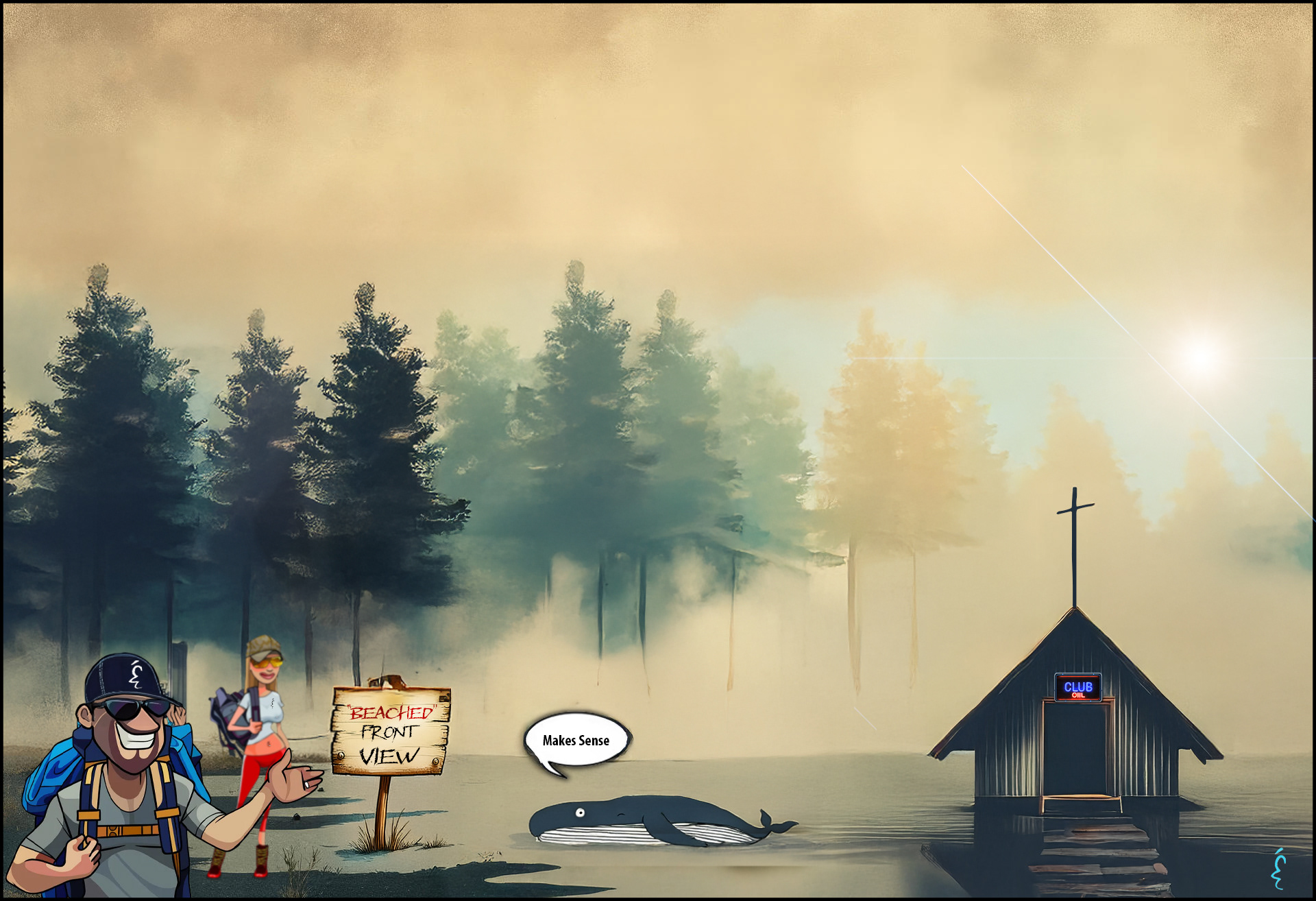 Laurie, I swear it said "BEACH Front View; not BeacheD""...lol †