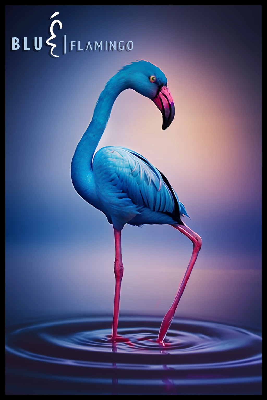 BLUE Flamingo