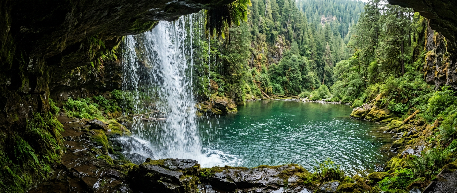 ©ÉLANmoda - Made quick AI waterfall prompt then...