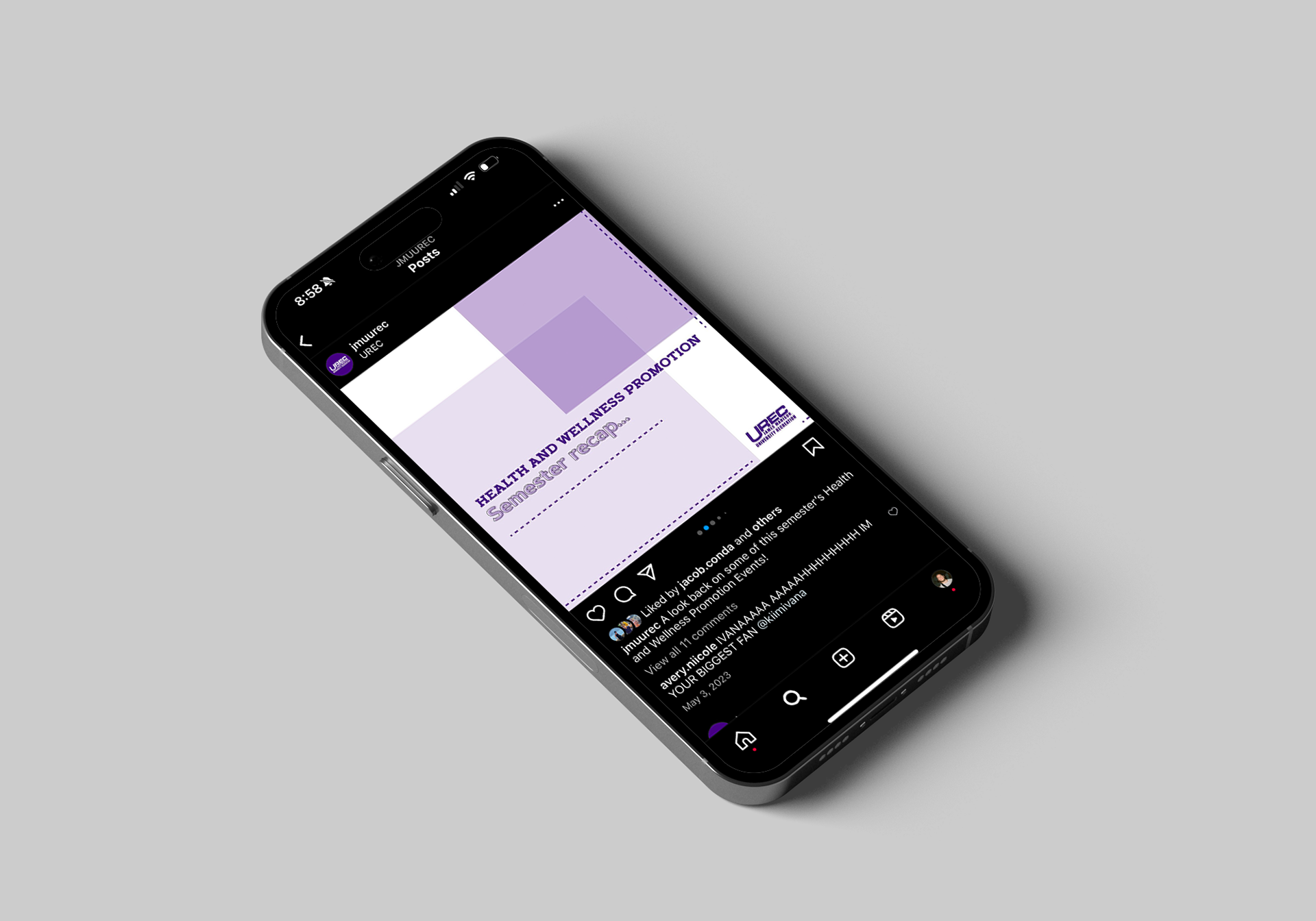 Semester Recap Carousel Post