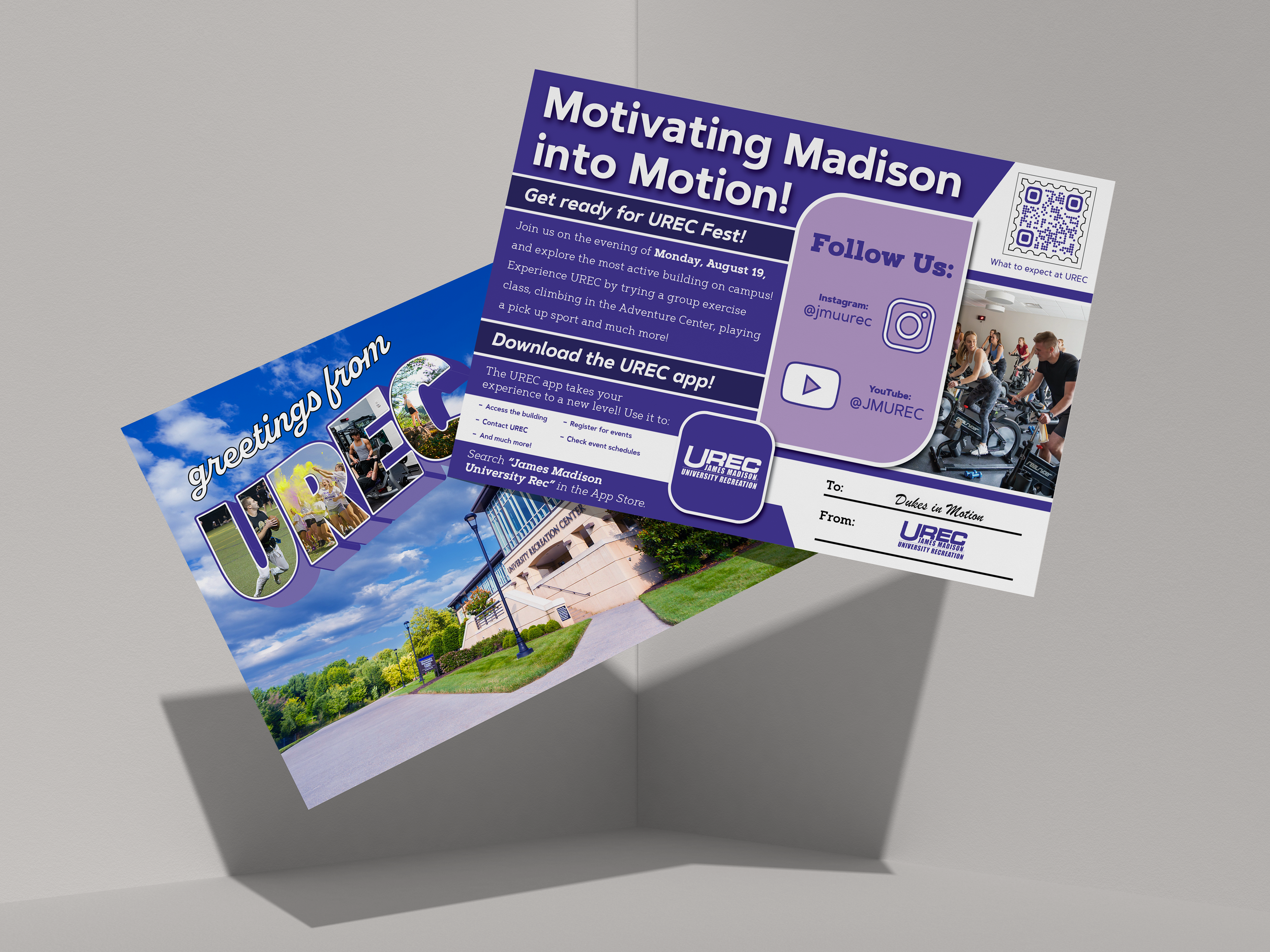 New-Student Orientation Handout "Postcard"