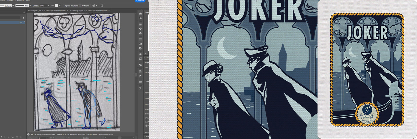 The Voyage — Divinissimi Assi playing cards inspired by the Naval School of Venice