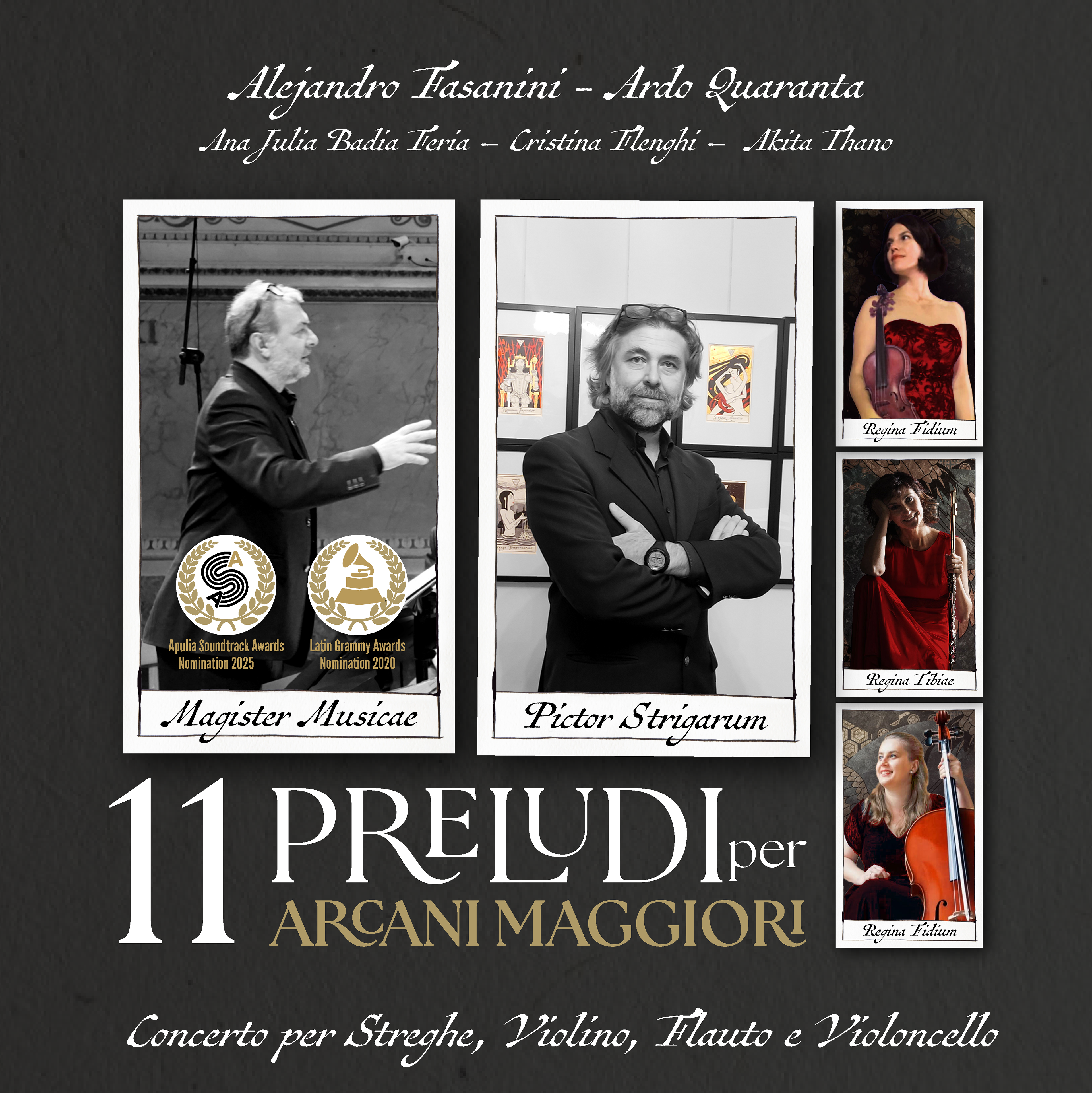 11 Preludi per Arcani Maggiori concert – original music inspired by tarot archetypes, by CalamoVe.