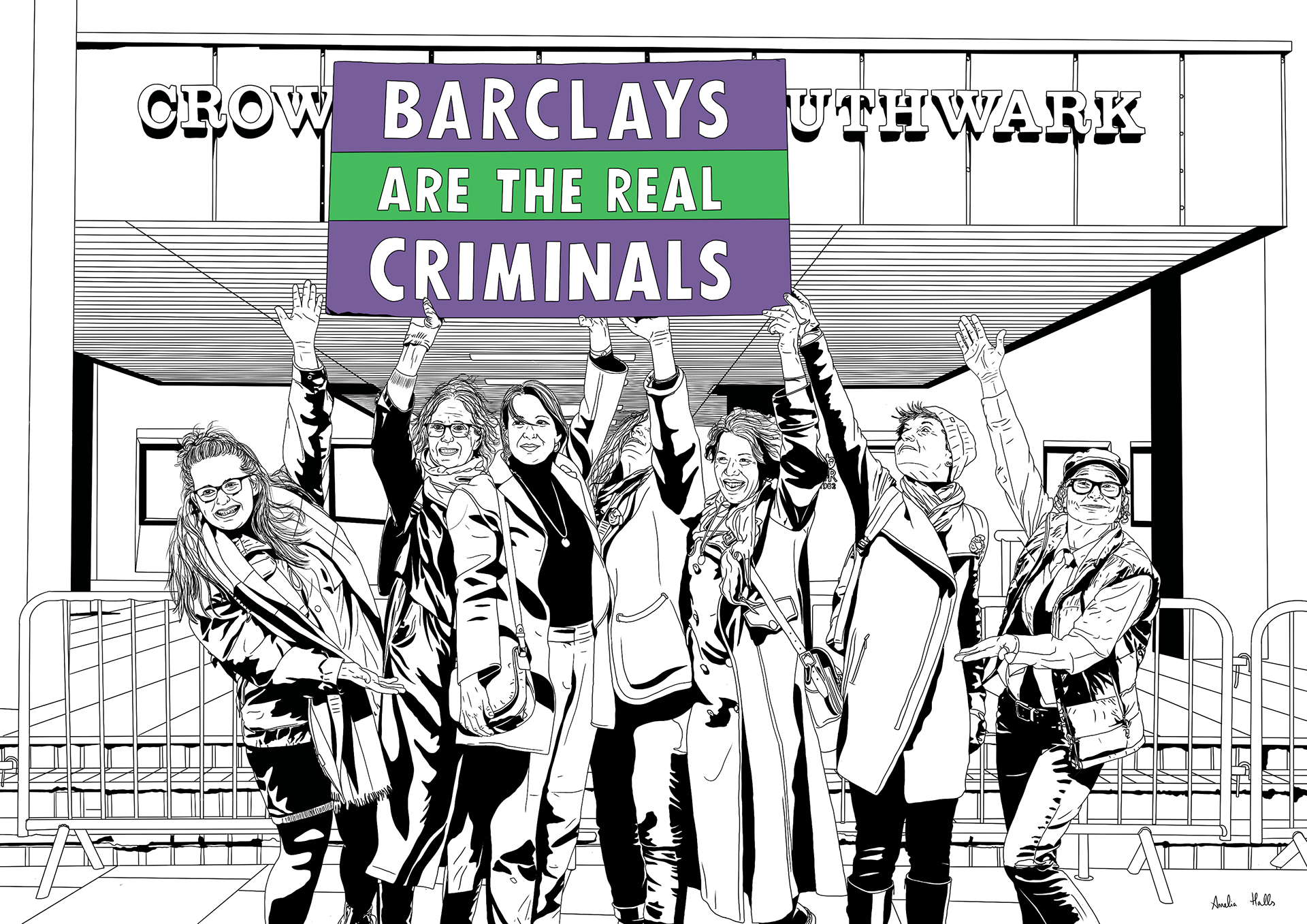 Barclays 7 women after sentencing