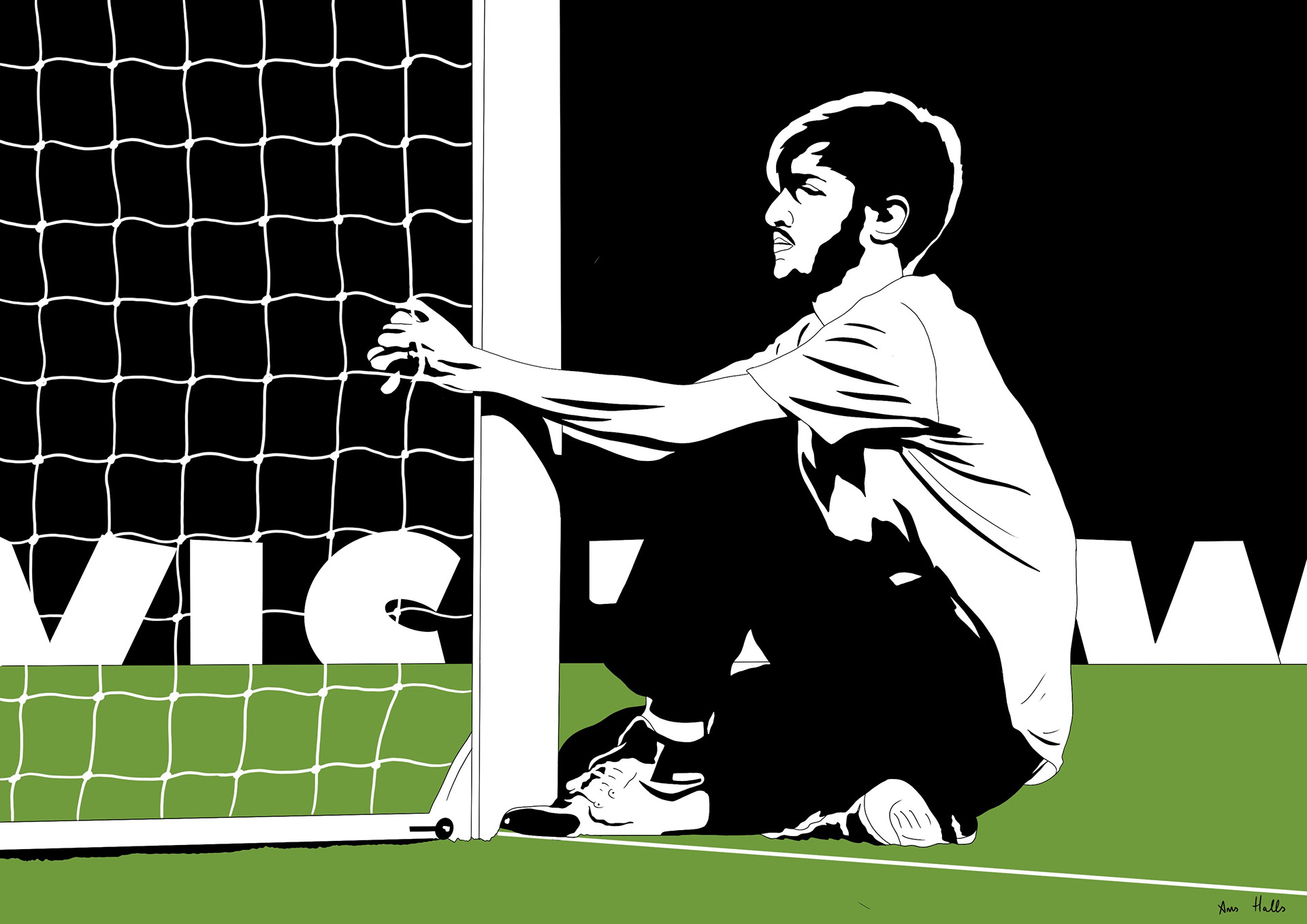 Just Stop Oil at the football