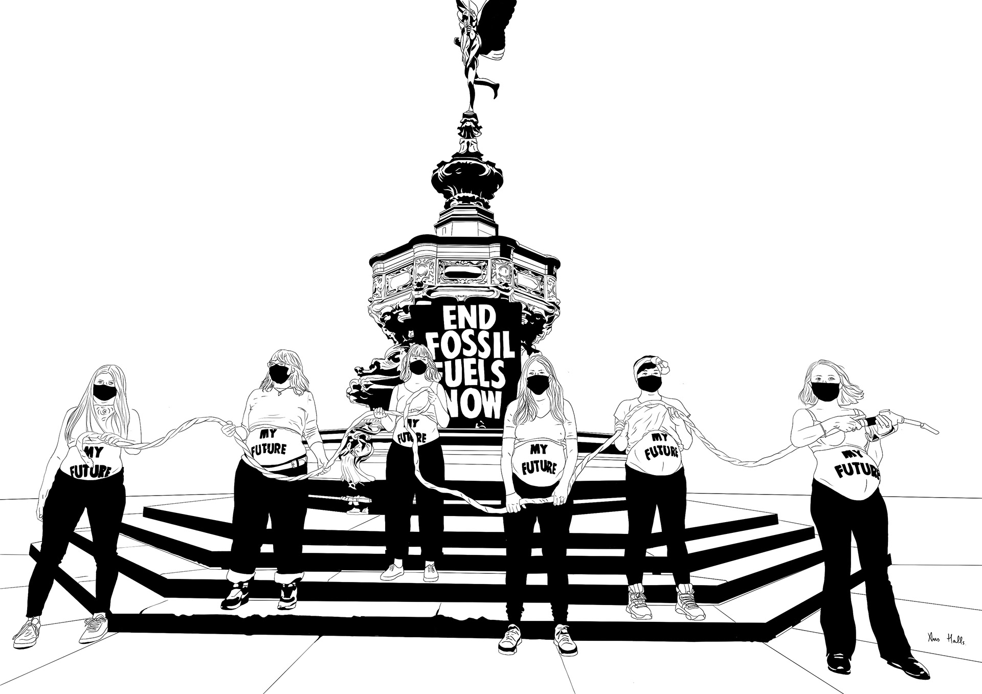 Pregnant Women in Piccadilly Circus