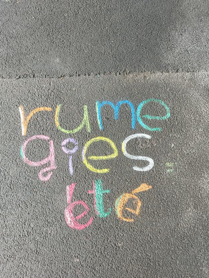 dessin à la craie
