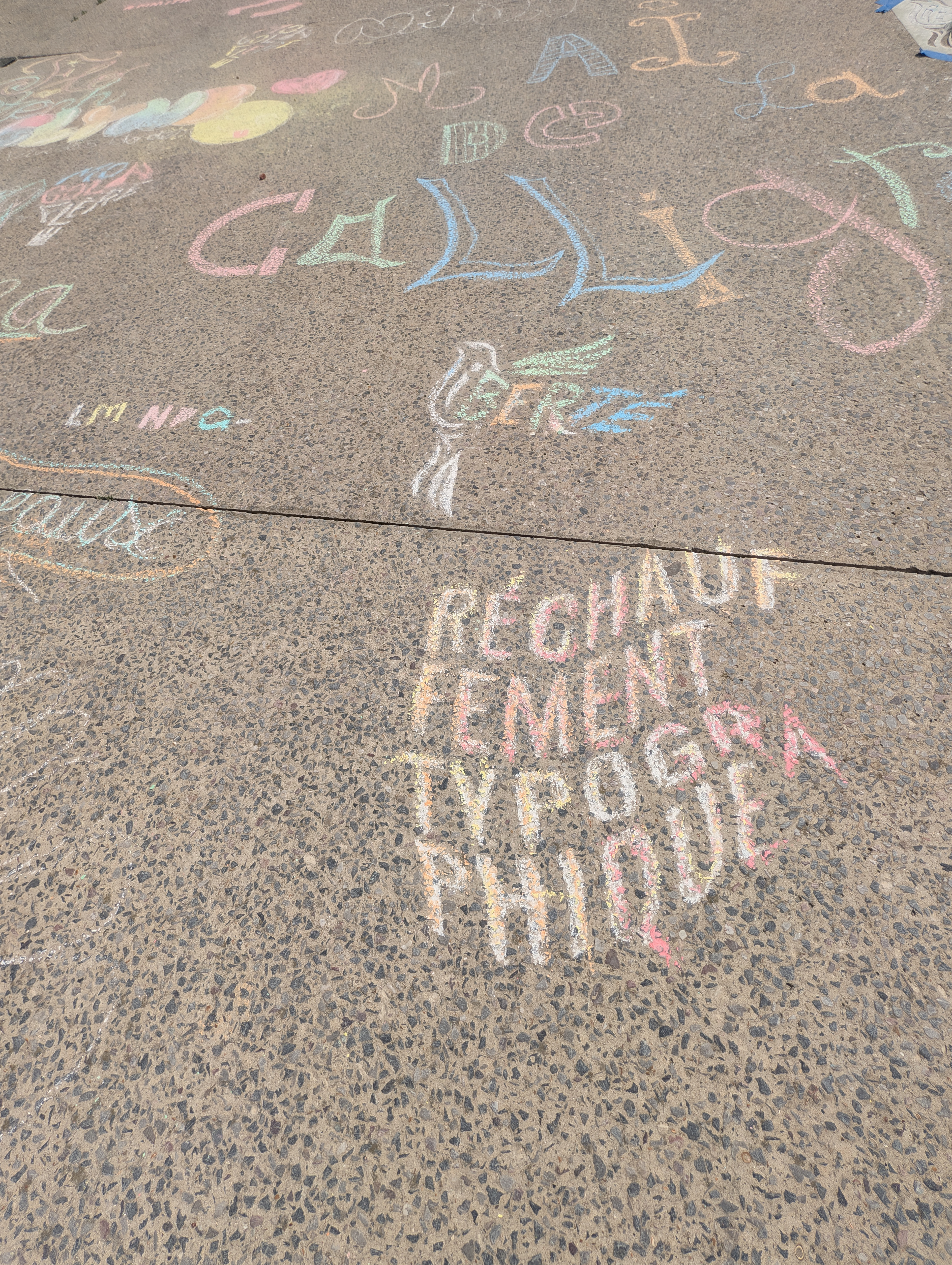 Réchauffement typographique