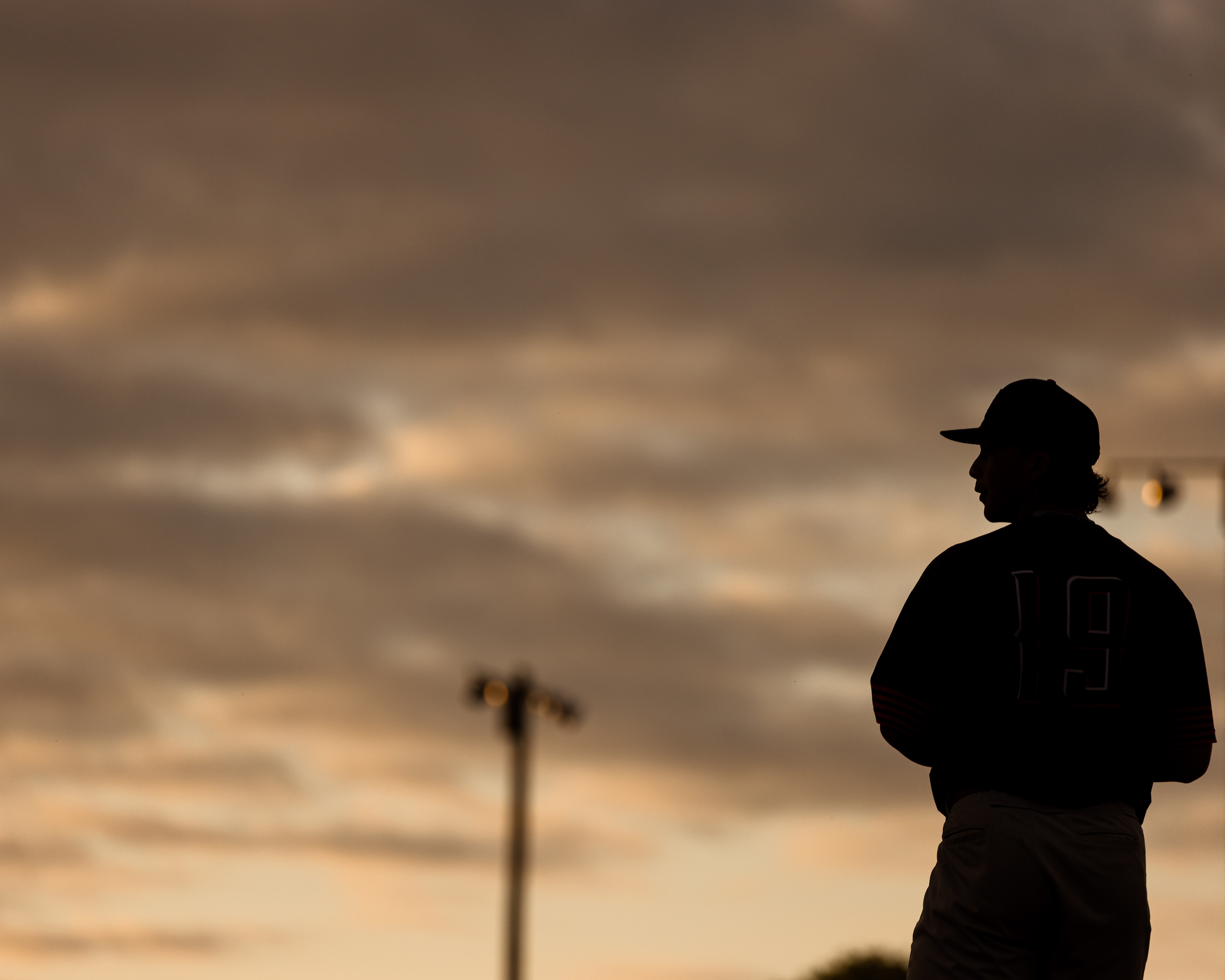 Ian Dittmer comes set before delivering a pitch