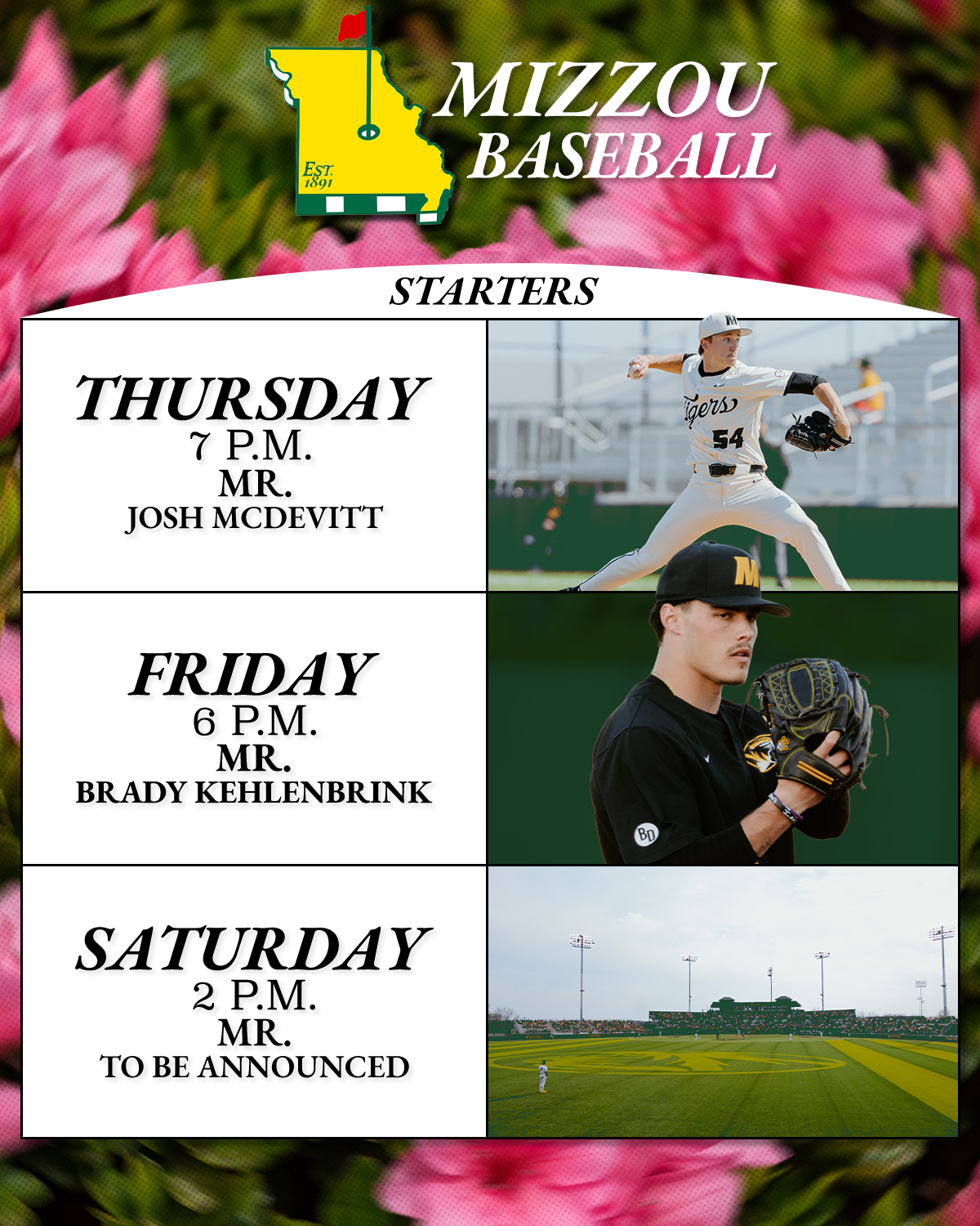 For Mizzou Baseball