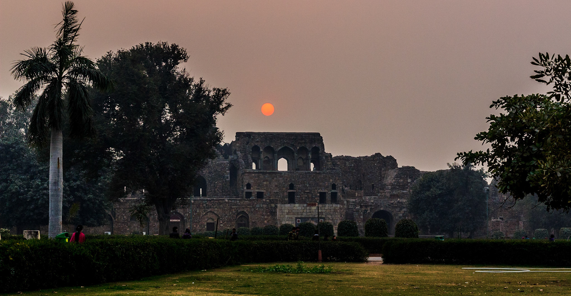Delhi Old Fort at Sunset