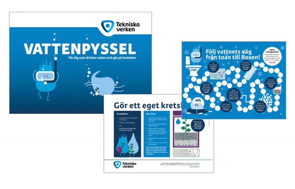 Tekniska verken i Linköping - Formgivning och illustrationer till pysselbok