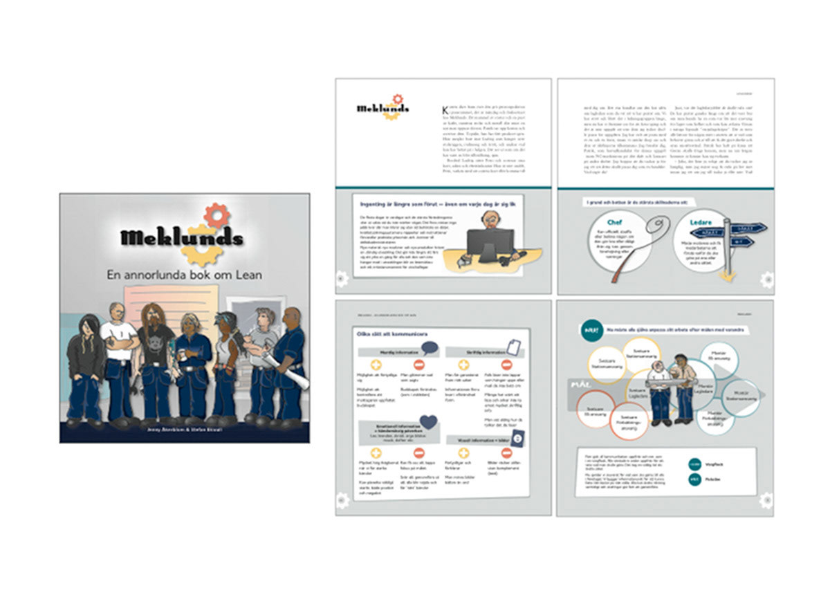 Meklunds - Formgivning, logotyp, grafisk profil, illustrationer