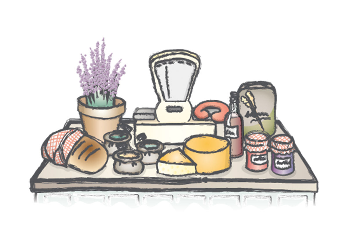 ICA - Profilillustration till ICA-butik