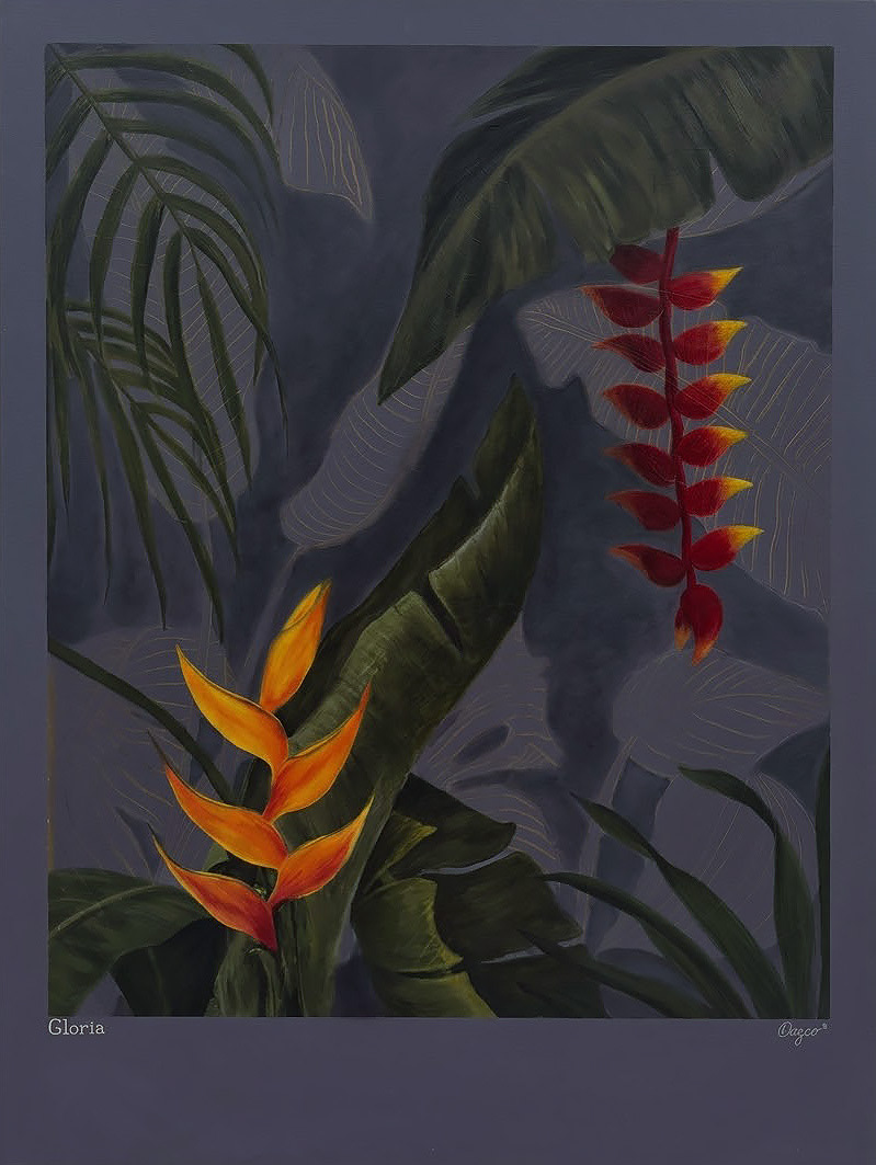 GLORIA, Acrylic on Canvas, 30in x 40in