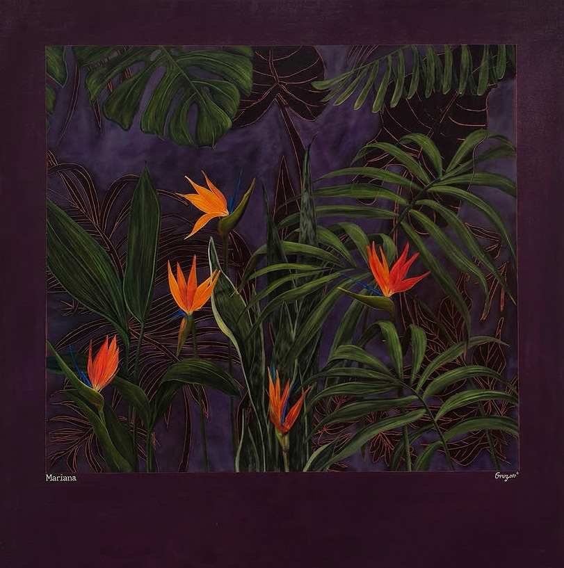 MARIANA, Acrylic on Canvas, 48in x 48in
