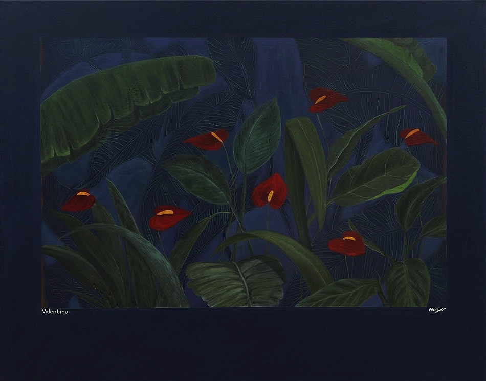 VALENTINA, Acrylic on Canvas, 5ft x 4ft