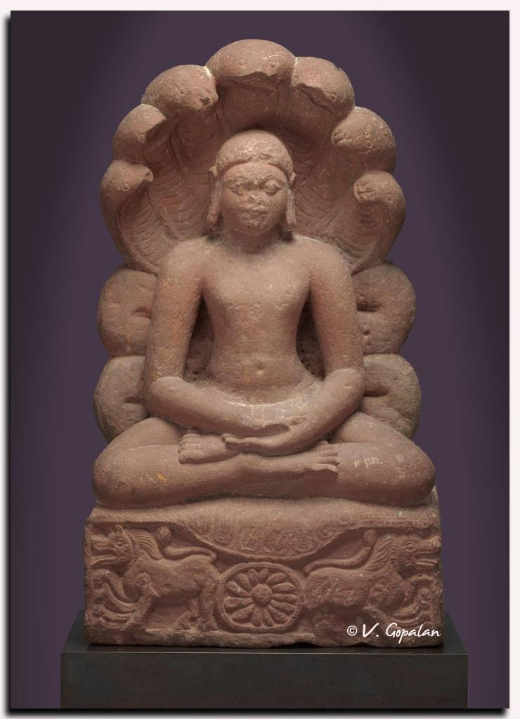 Tirthankara Parshvanata with serpent 6th ctry