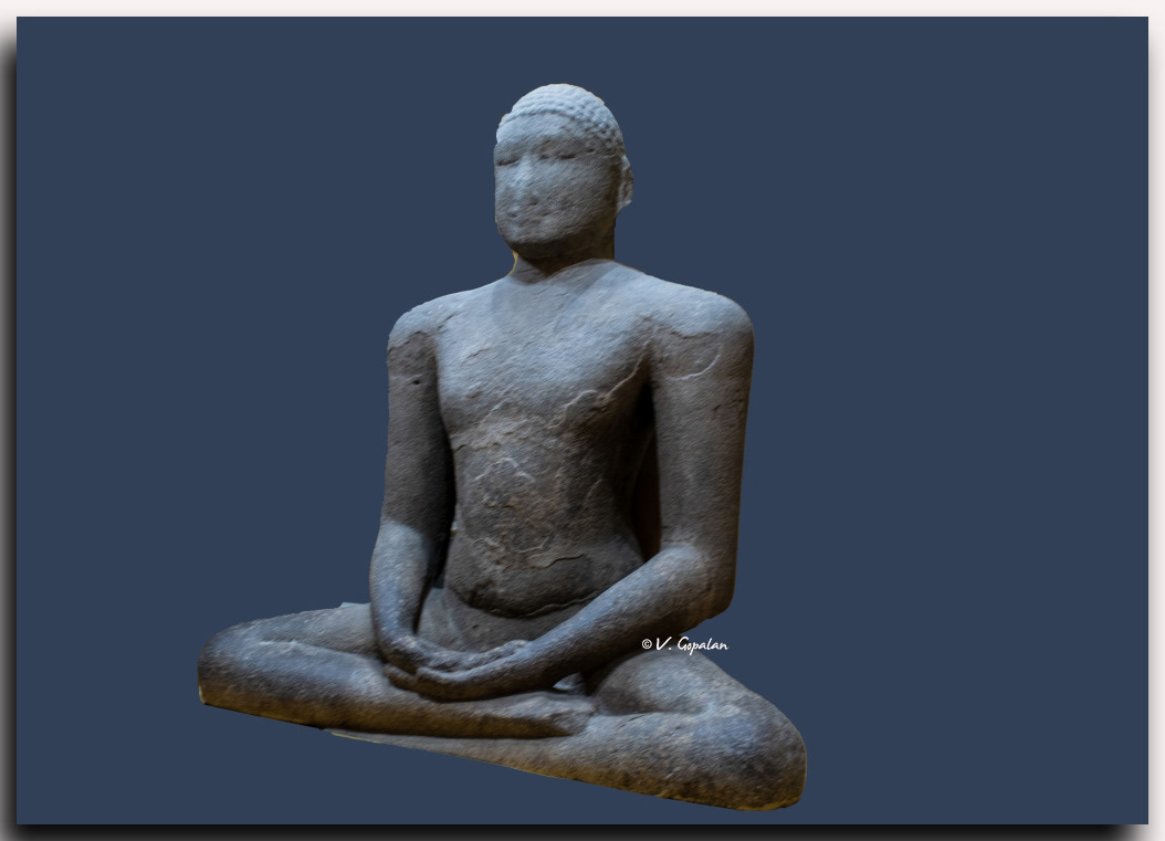 Seated Tirthankara -Dhyanamudra 9th ctry AD