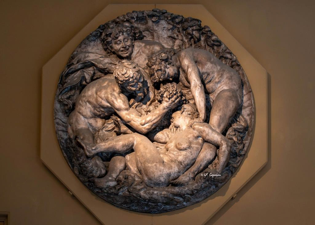 Worshipers of Bacchus, lord of wine.